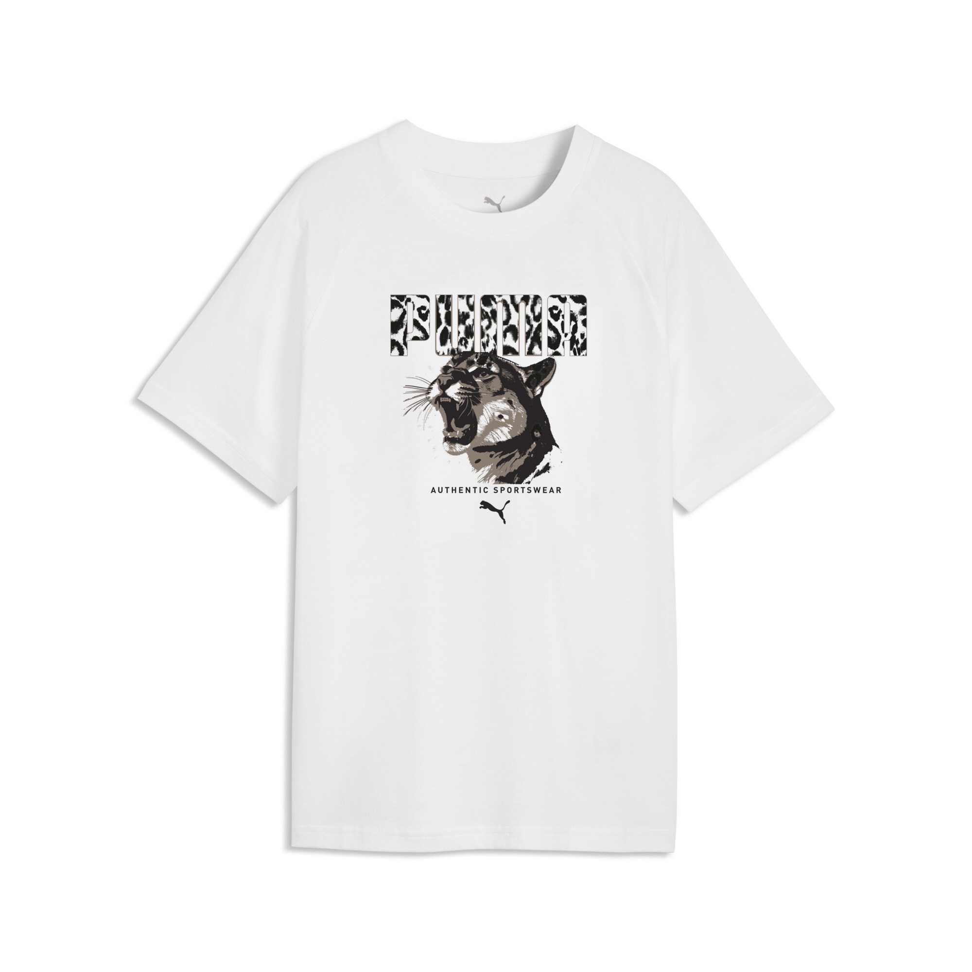PUMA T-Shirt »GRAPHICS ANIMAL RELAXED TEE G« Kurzarm, sportlicher Stil