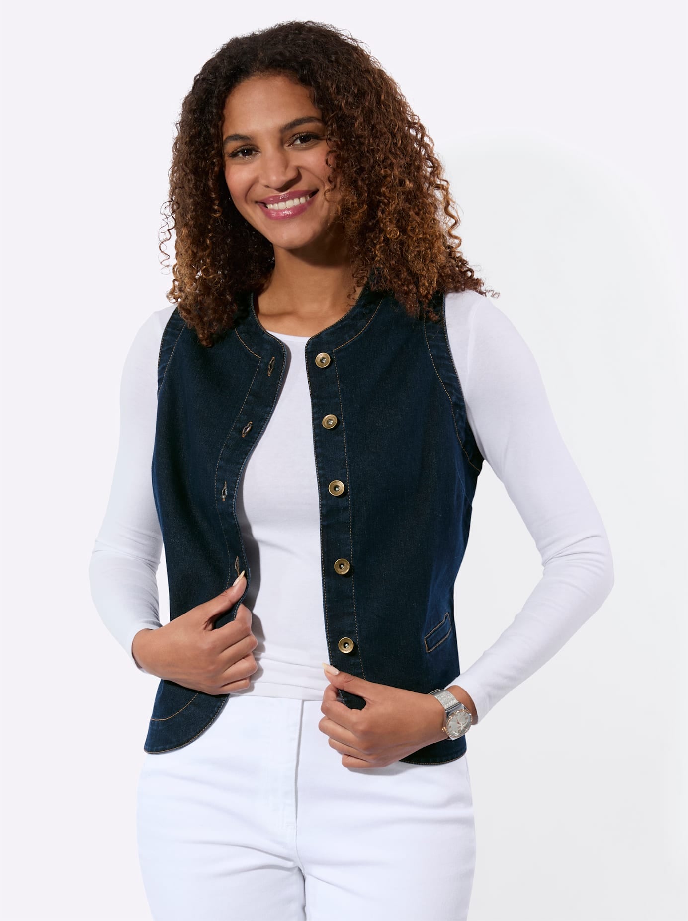 Inspirationen Gilet en jean