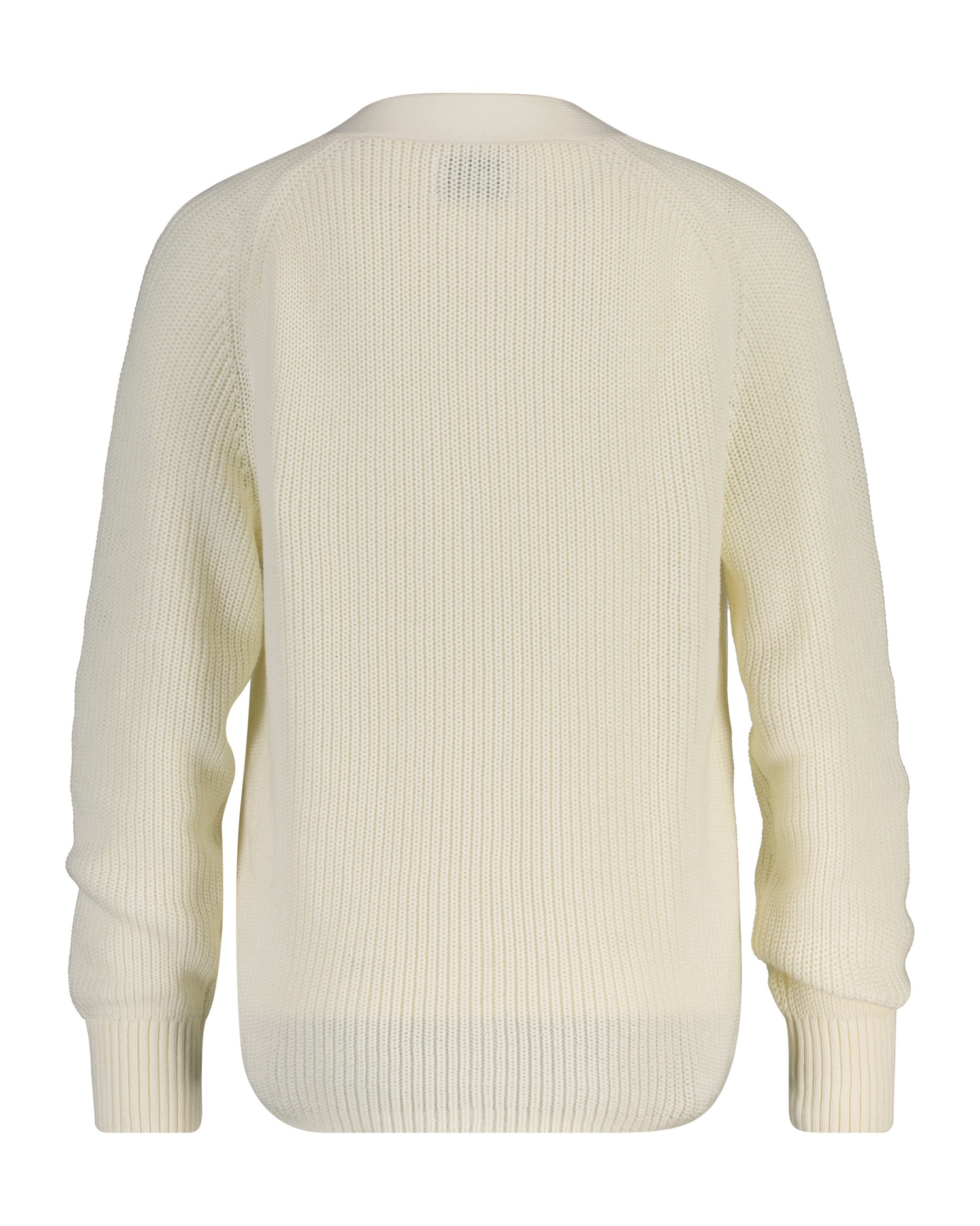 Gant Cardigan »RIBBED KNIT COTTON« Regular fit mit V-Ausschnitt