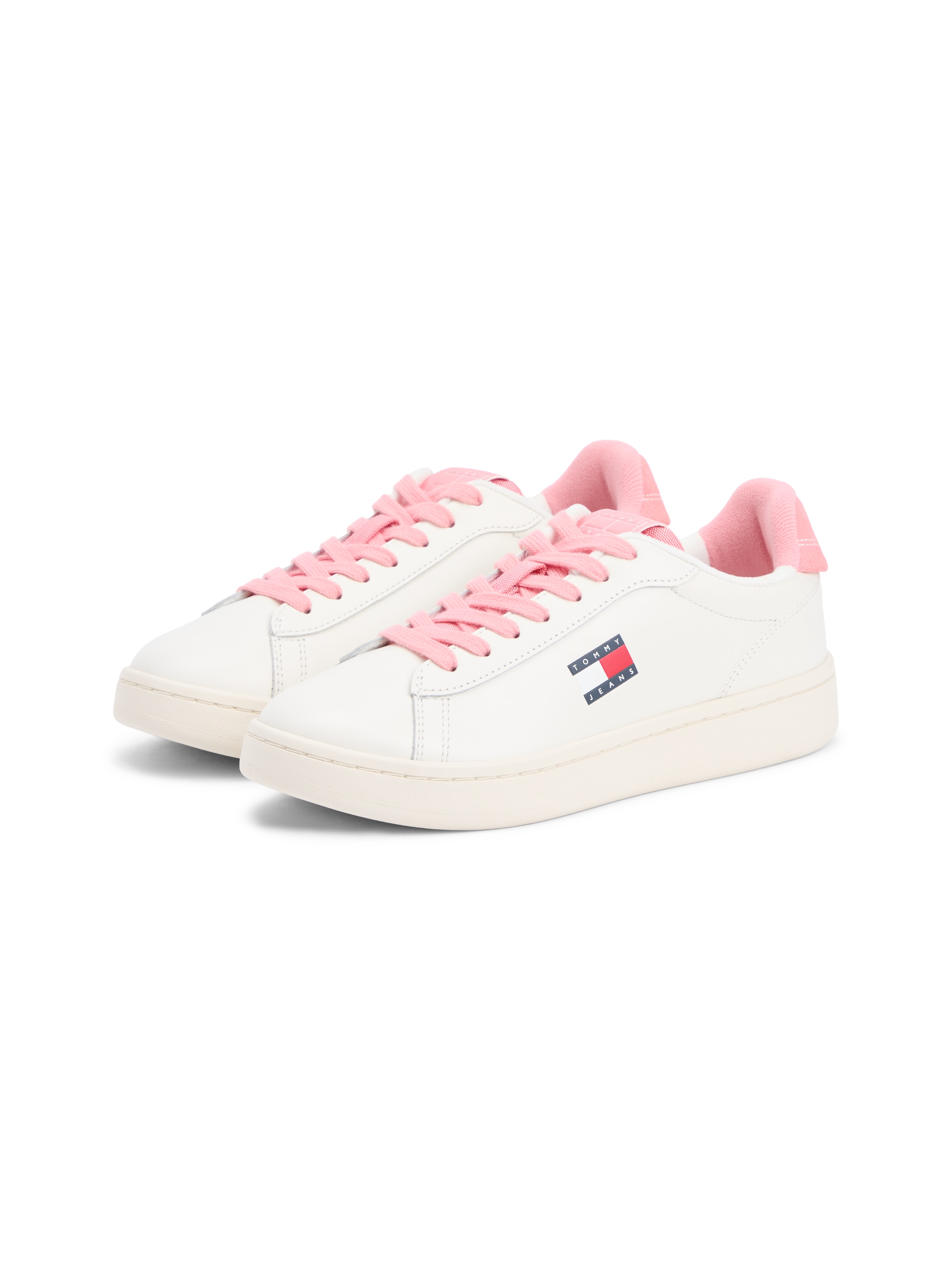 Tommy Jeans »ARCHIVE' 98«  chaussure de loisirs, chaussure basse, à lacets avec garniture contrastée au talon