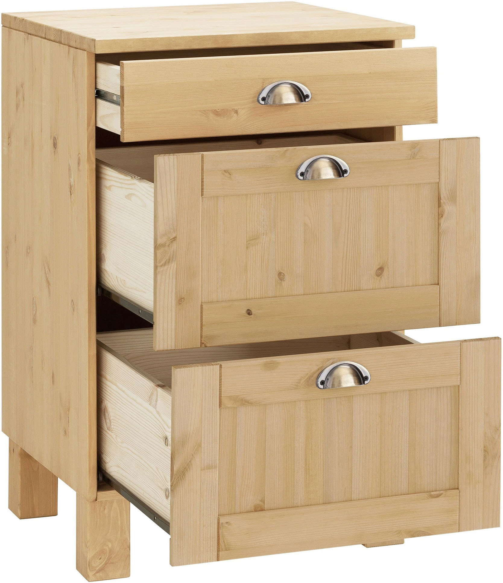 Home affaire Armoire basse »Oslo« 50 cm de large, en 2 profondeurs, avec plan de travail de 23 mm, 3 tiroirs