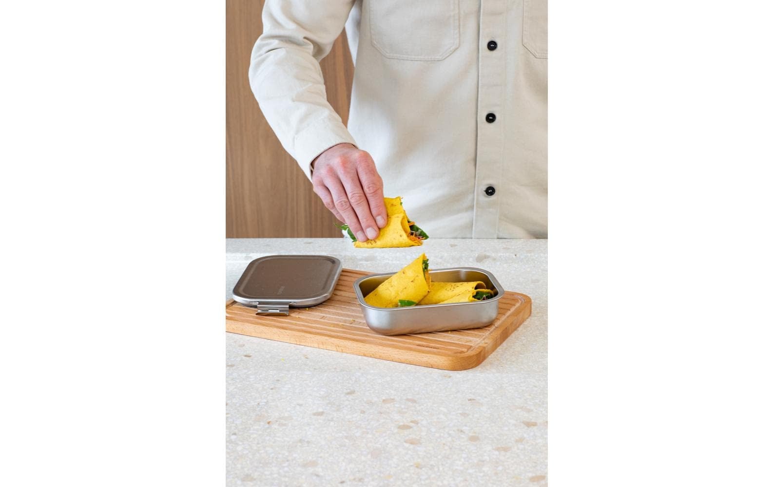 Brabantia Lunchbox »Make & Take 44927 l, Silber« 1 Stk. tlg.