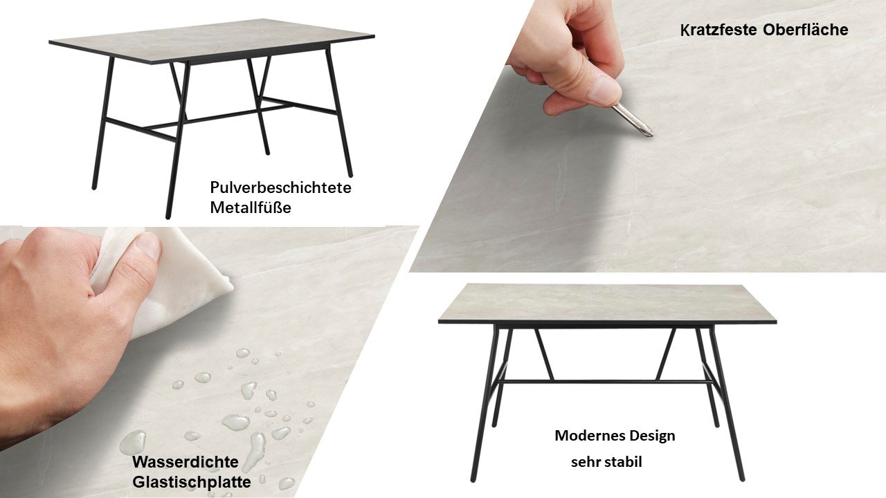 Home affaire Table de salle à manger »Anwar, TOPSELLER!, OTTOs Choice« mit Melaminharzbeschichtung, in verschiedenen Grössen