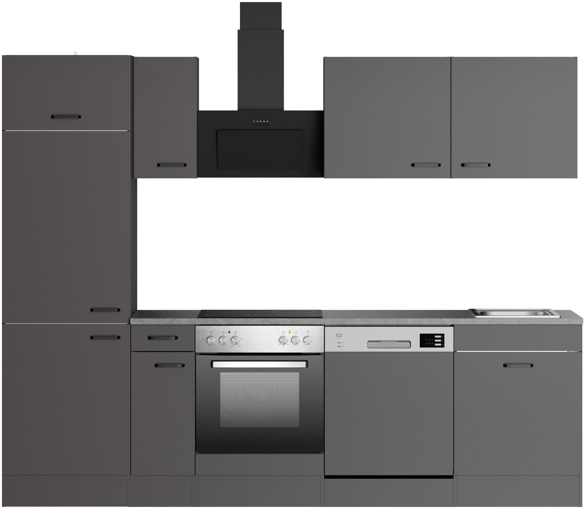 OPTIFIT Kitchenette »OPTImulti« Breite 270 cm, wahlweise mit E-Geräten