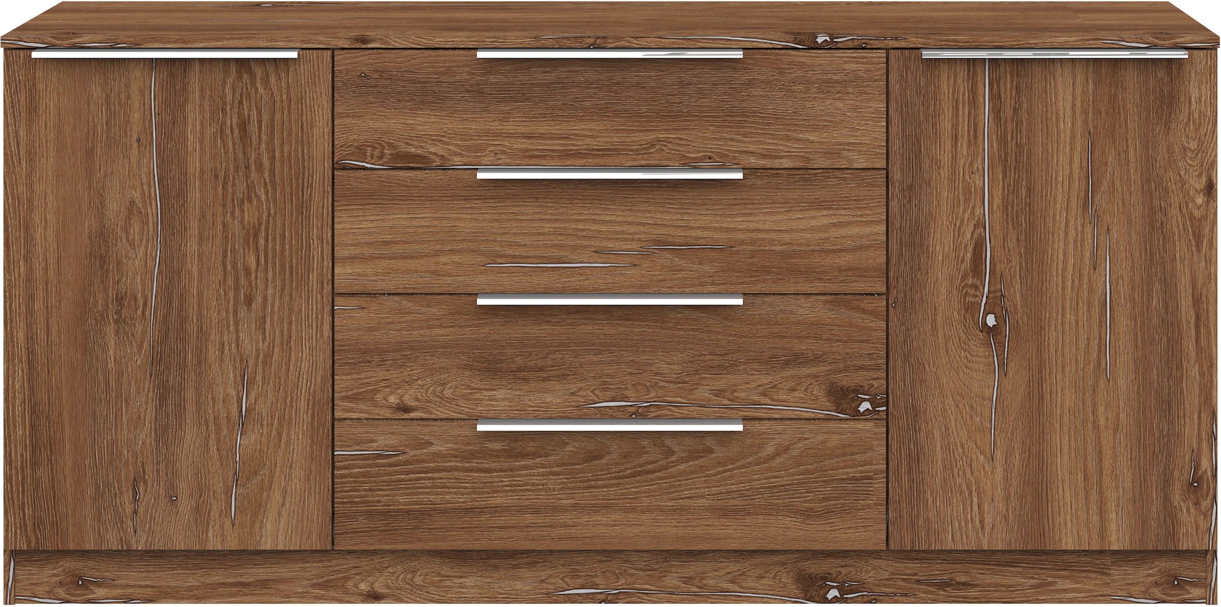 borchardt Möbel Commode »Oliva, Kommode mit Metallgriffen« mit 4 Schubkästen