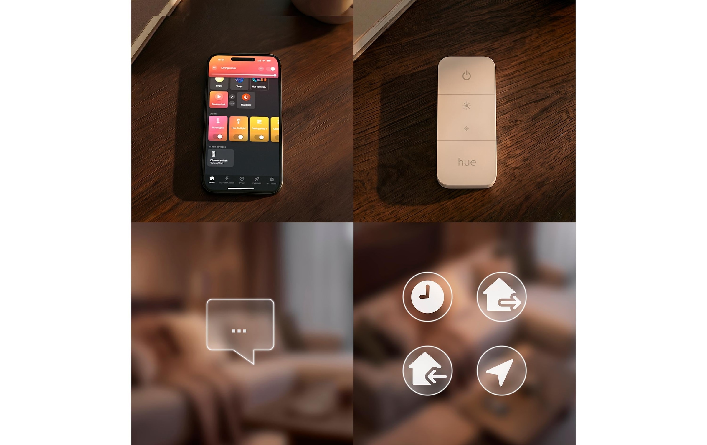 Philips Hue Plafonnier »Philips Hue Deckenleuchte WCA Slim Recessed Light S« RVB | blanc chaud - blanc froid