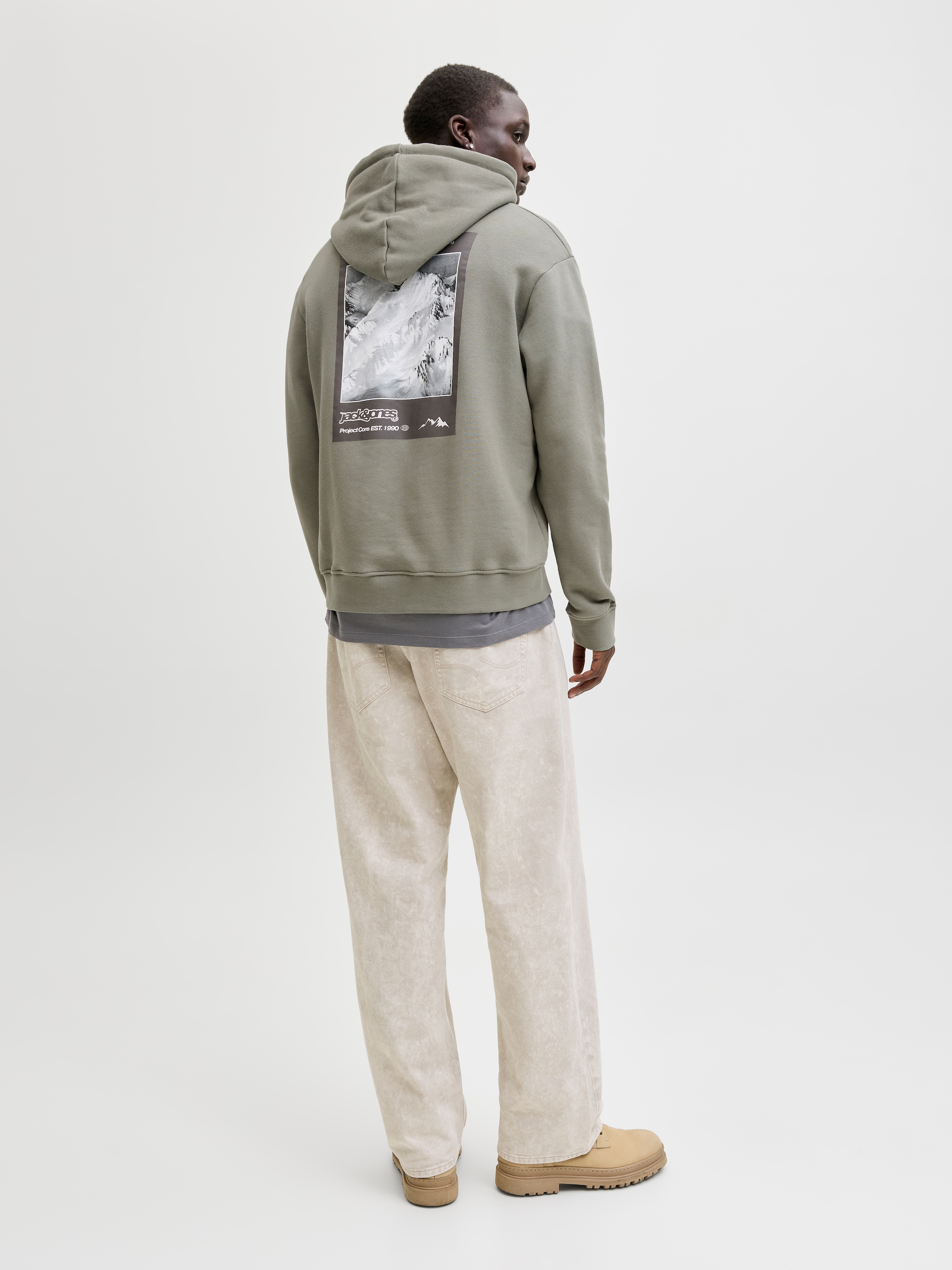 Jack & Jones Sweat à capuche »JCOFLARE BACK PHOTO PRINT SWEAT HOOD«
