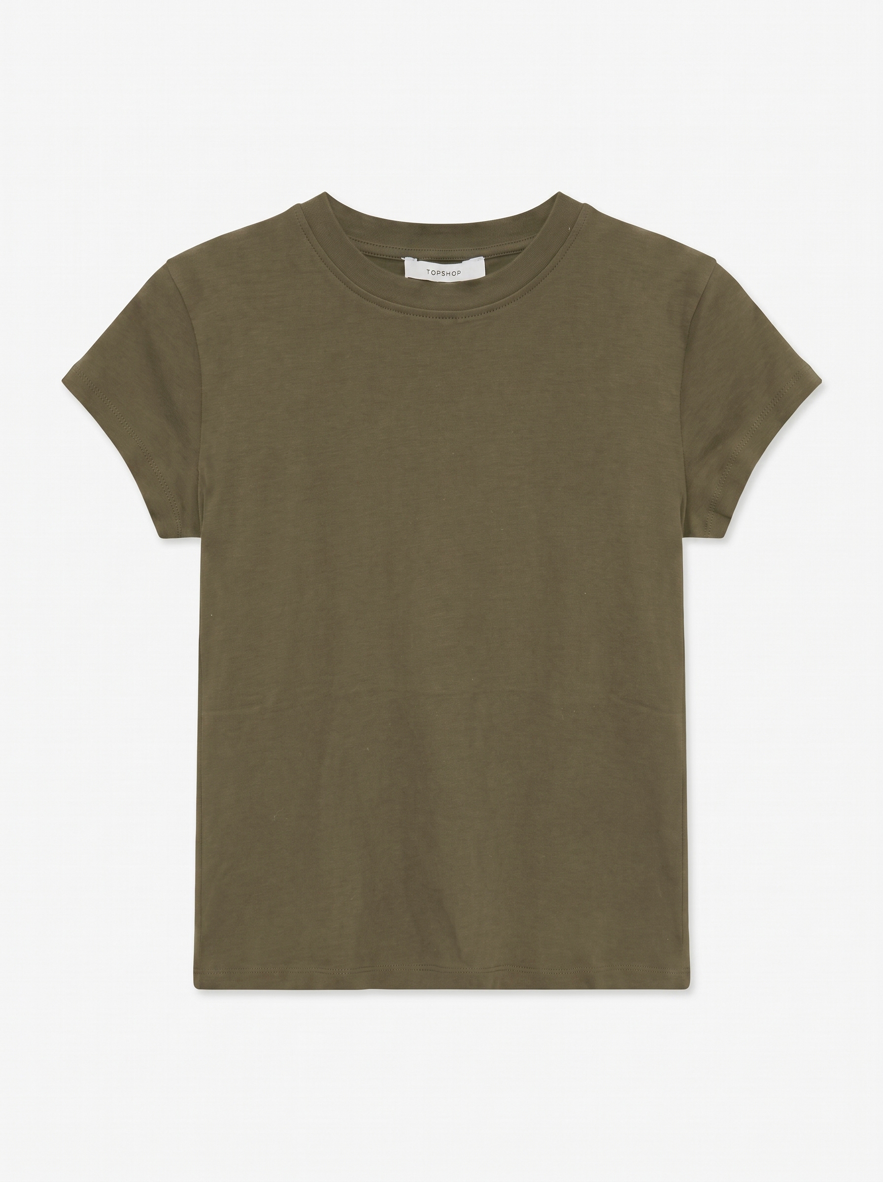 TOPSHOP Shirt à col rond »TSEVERYDAY SS TOP JRS NOOS« coton, coupe régulière
