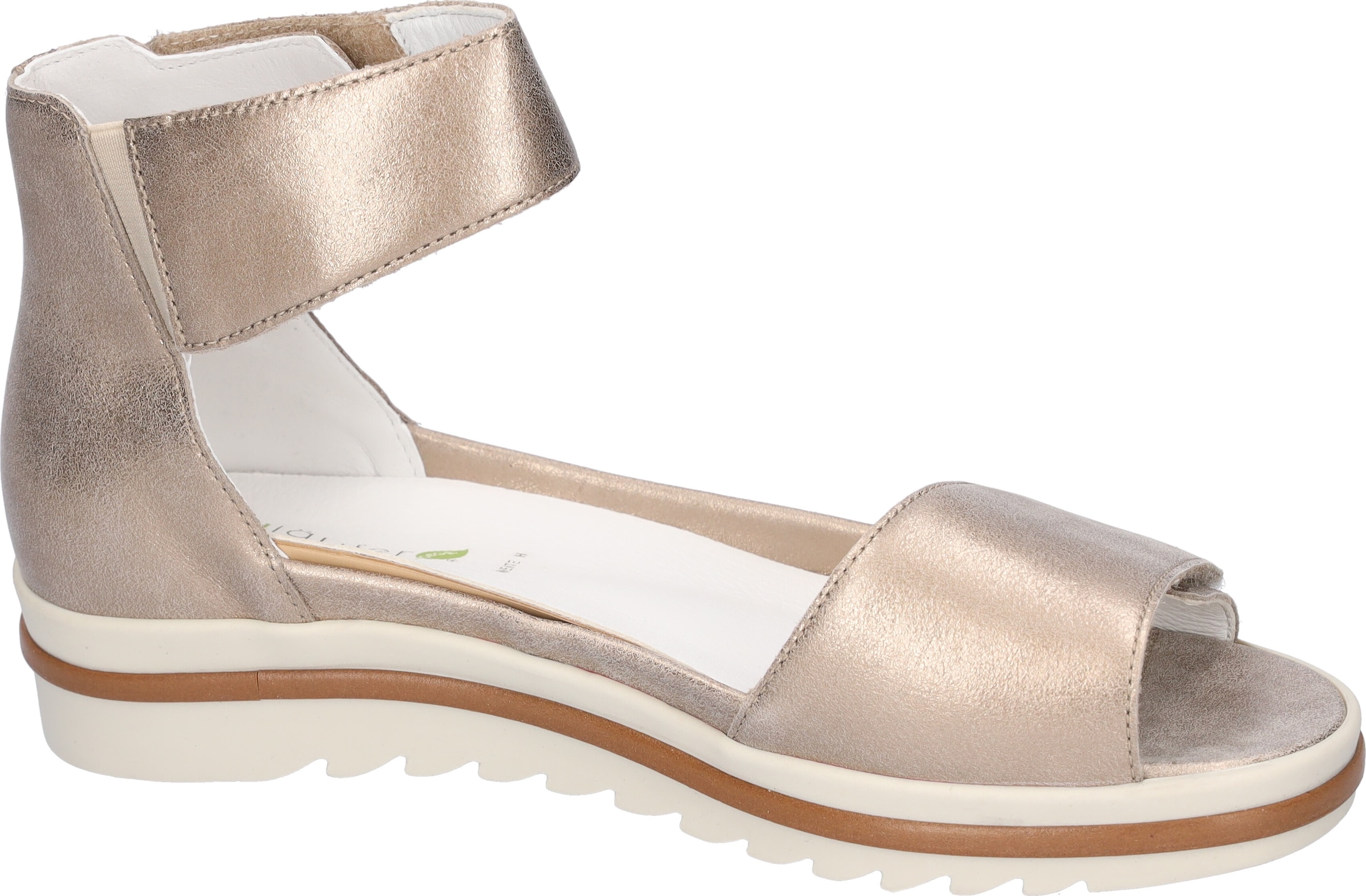 Waldläufer Sandale »HAKURA«  , Sommerschuh, Sandalette, Keilabsatz, in Komfortweite H (= sehr weit)