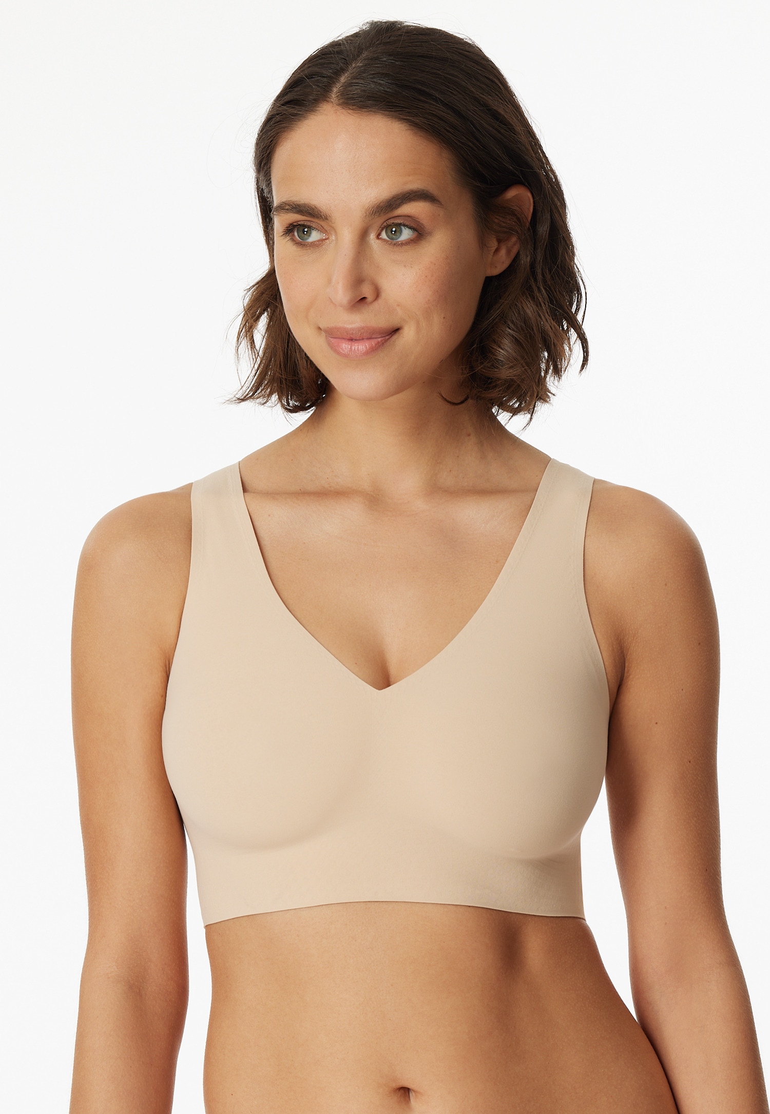 Schiesser Bustier »Invisible Soft« Microfibre, finitions au laser, encolure en V