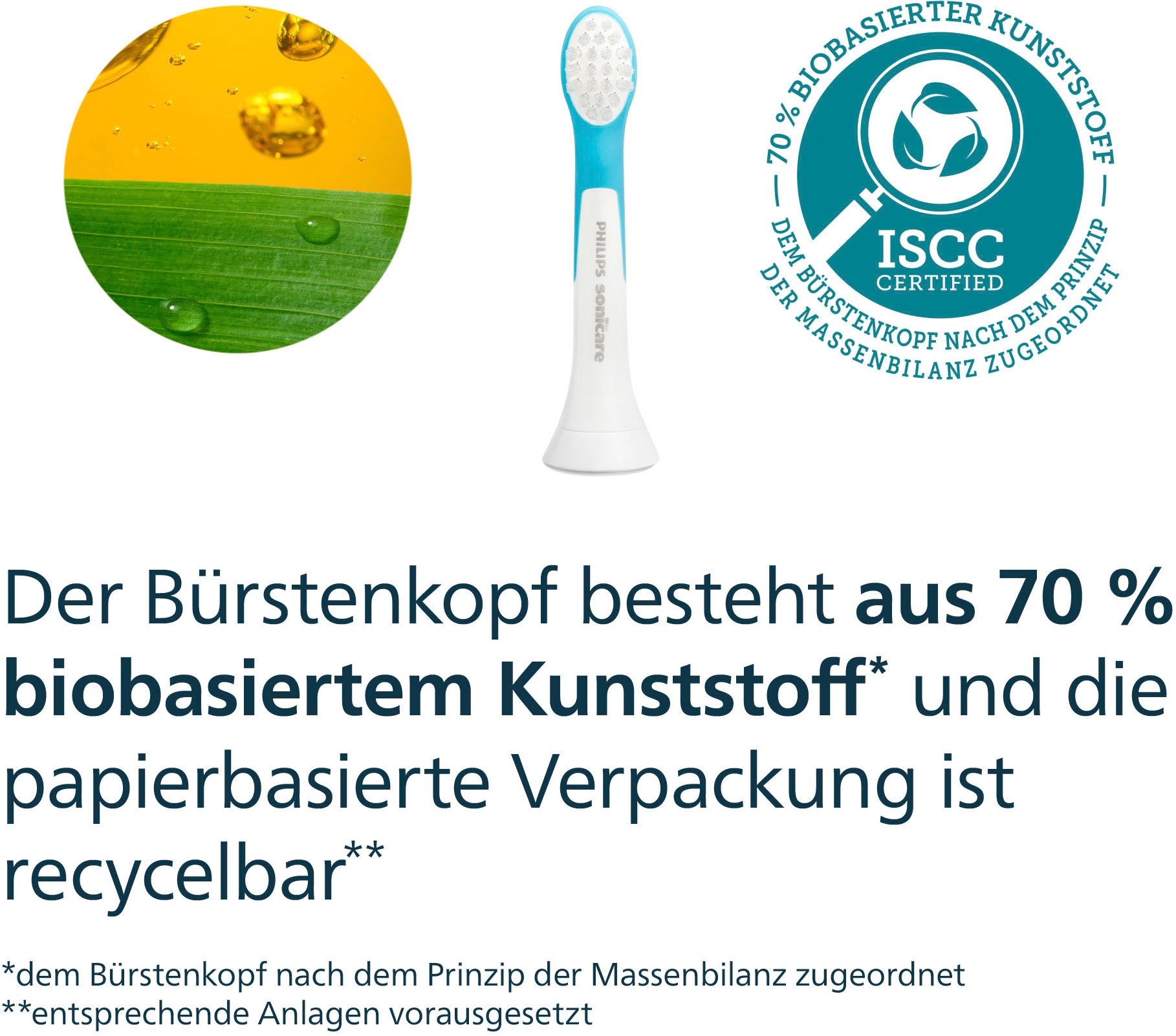 Philips Sonicare Brosses à clipser »For Kids« Convient pour dents de lait, dès 3 ans, pour chaque manche Sonicare
