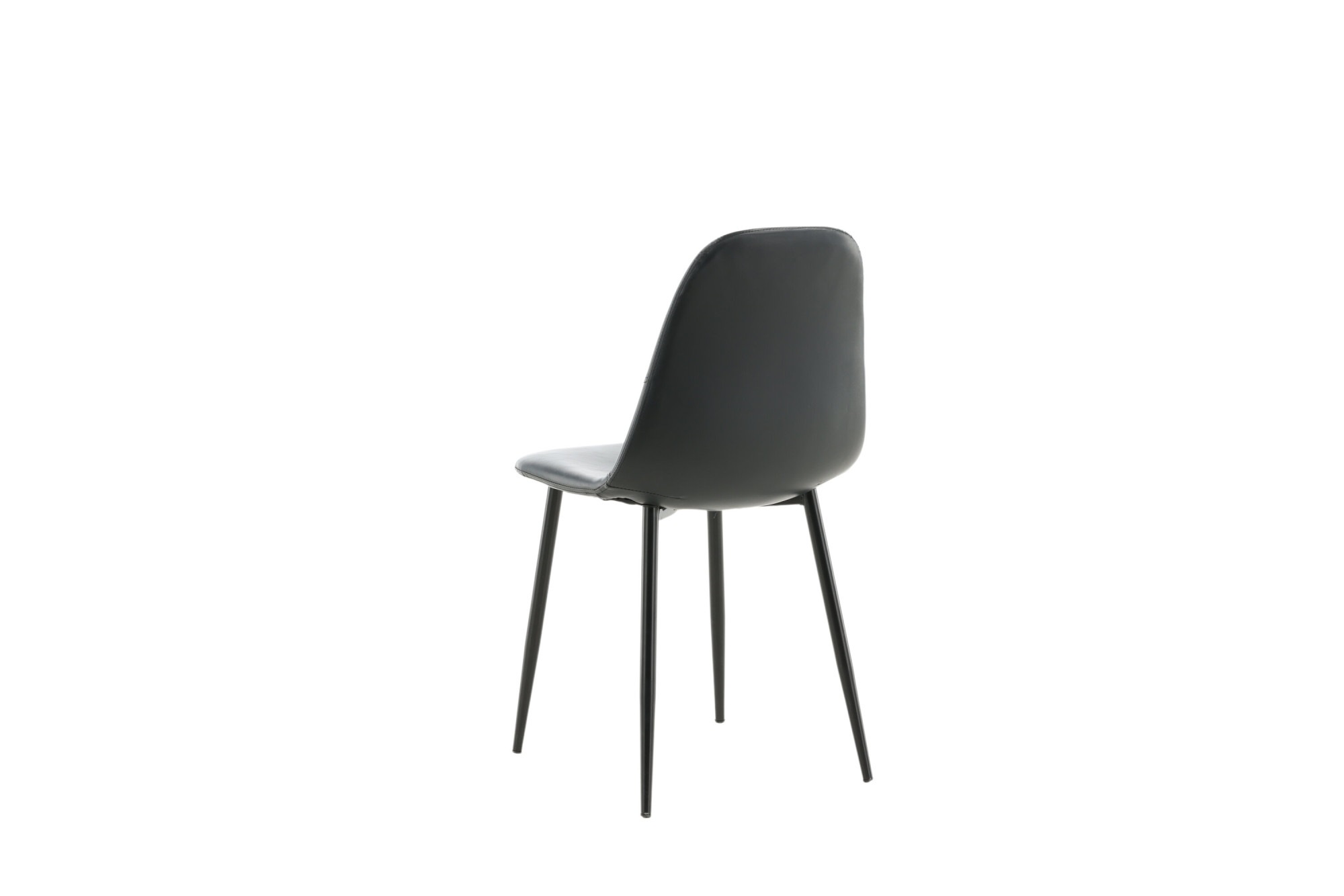 Venture Home Chaise de salle à manger »Polar, 2er-Set Esszimmerstühle in Braun-PU, 150 kg belastbar« () 2 cuischaise rembourrée, aspect cuir, pieds en métal, arrondie, élégante