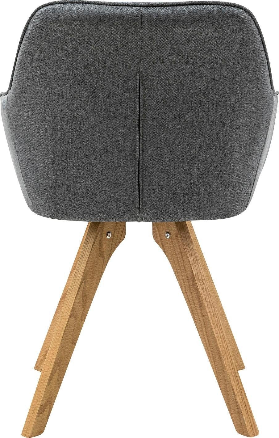 SalesFever Esszimmerstuhl »Bequemer Stuhl« (Set) 2 Stk.Elegantes 2er-Set, Rückenlehne mit Diamantsteppung