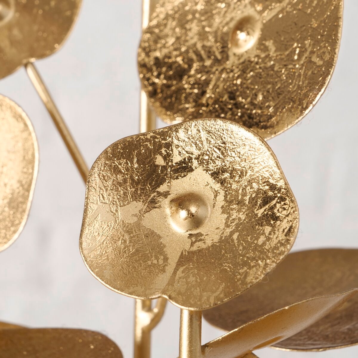 GOODproduct Objet décoratif »1 Stück, Blattform antikgoldfarben, hochwertige Lackierung« fabrication artisanale avec peinture de haute qualité