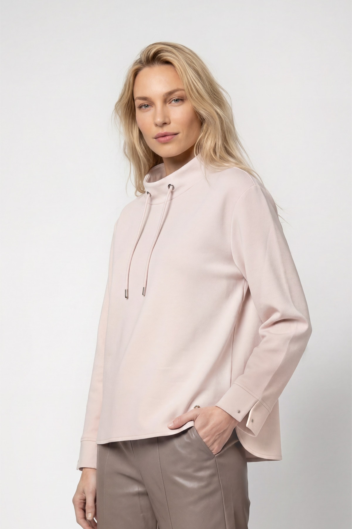 Monari Sweatshirt »Sweatshirt Basic Sweat«, Regular fit mit Stehkragen
