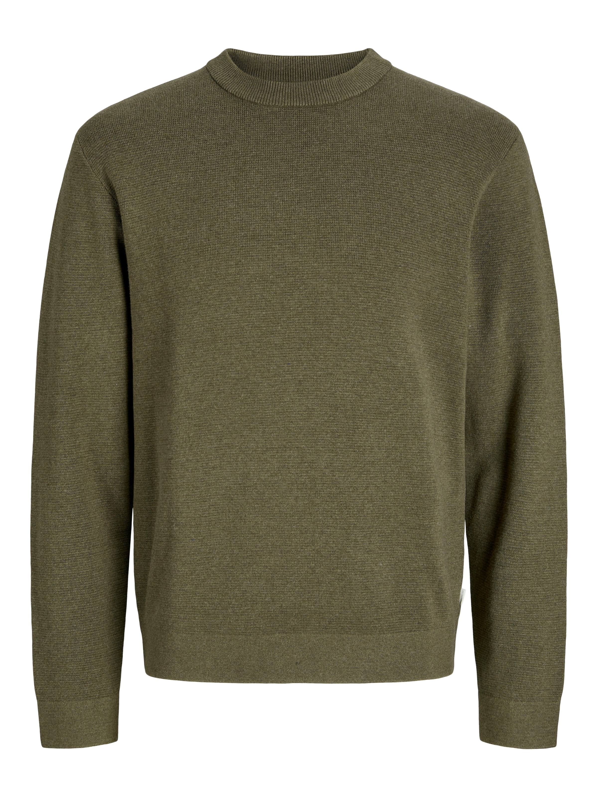 Jack & Jones Pull à col rond »JPRBLAMILANO STITCH KNIT CREW NECK SN« Baumwolle, relaxed fit