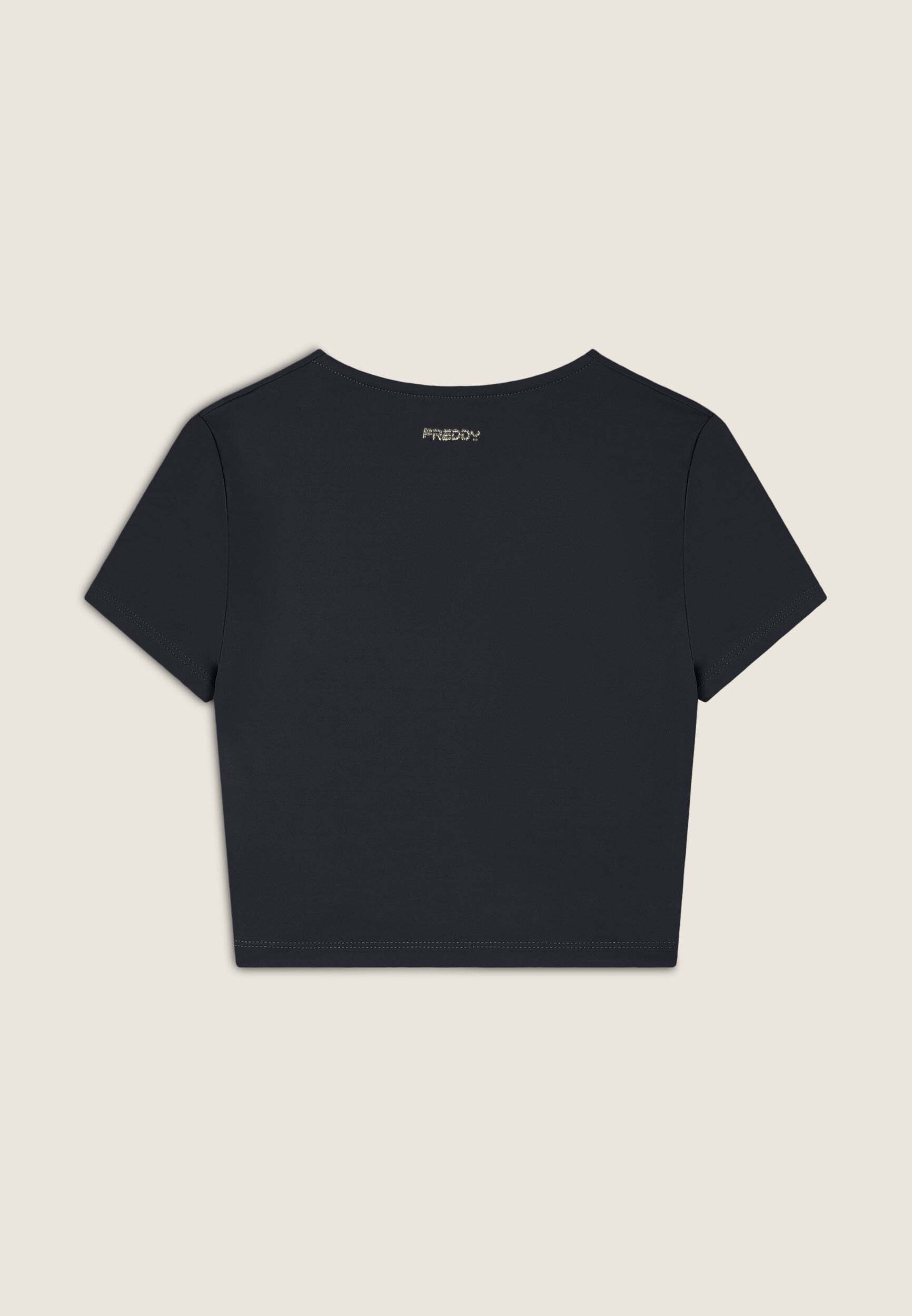 Freddy Kurzarmshirt »top S25WTWT14«