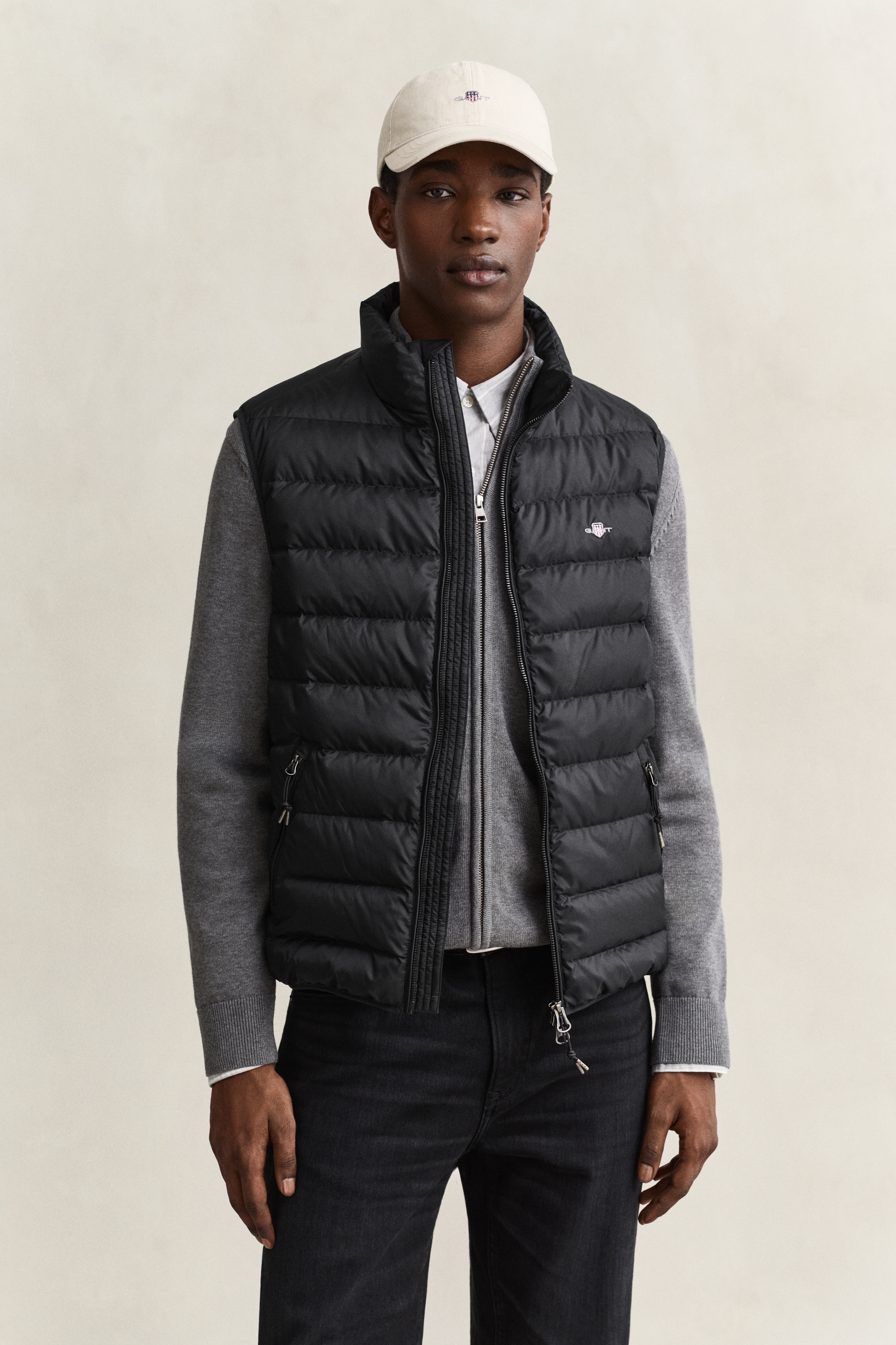 Gant Gilet matelassé »LIGHT DOWN VEST« coupe régulière avec col montant