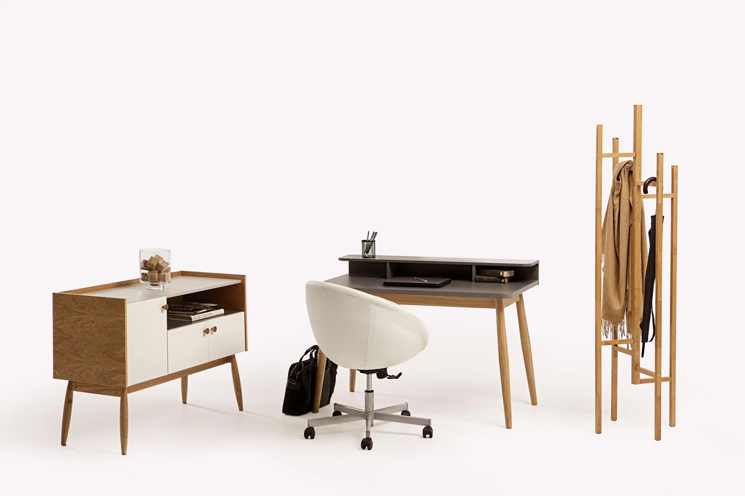 Woodman Schreibtisch »Francy« im skandinavian Design, 120 cm Breite, FSC®-zertifiziert