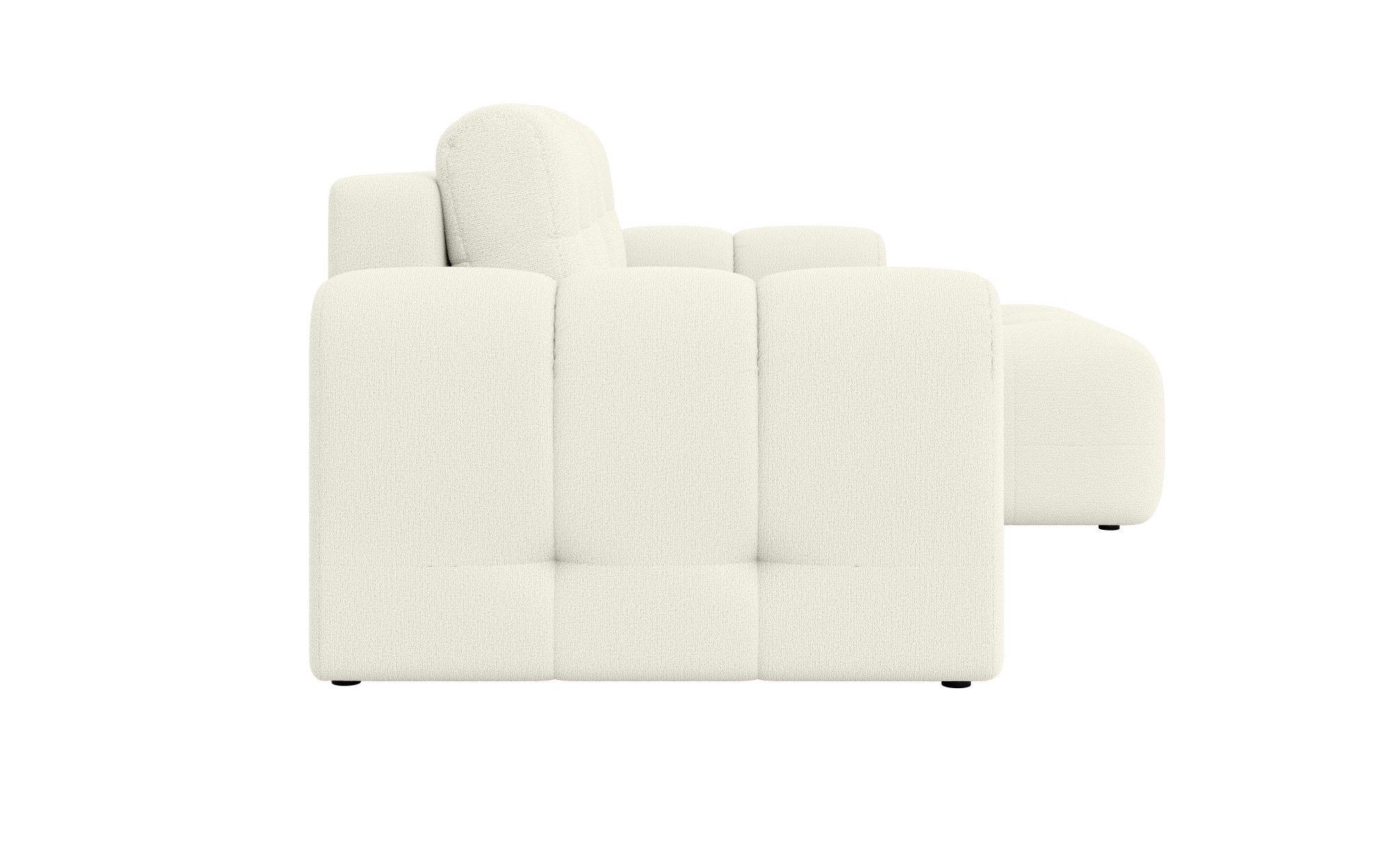 INOSIGN Canapé d'angle »Manilla, wahlweise mit Bettfunktion, B/T/H 265/170/91 cm« L-Form mit Recamiere rechts/links bestellbar, Wellenunterfederung