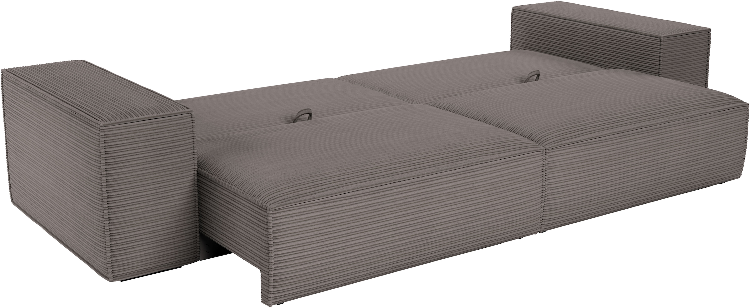 Trends by HG Canapé Big »Conor XXL« fonction couchage + coffre de lit