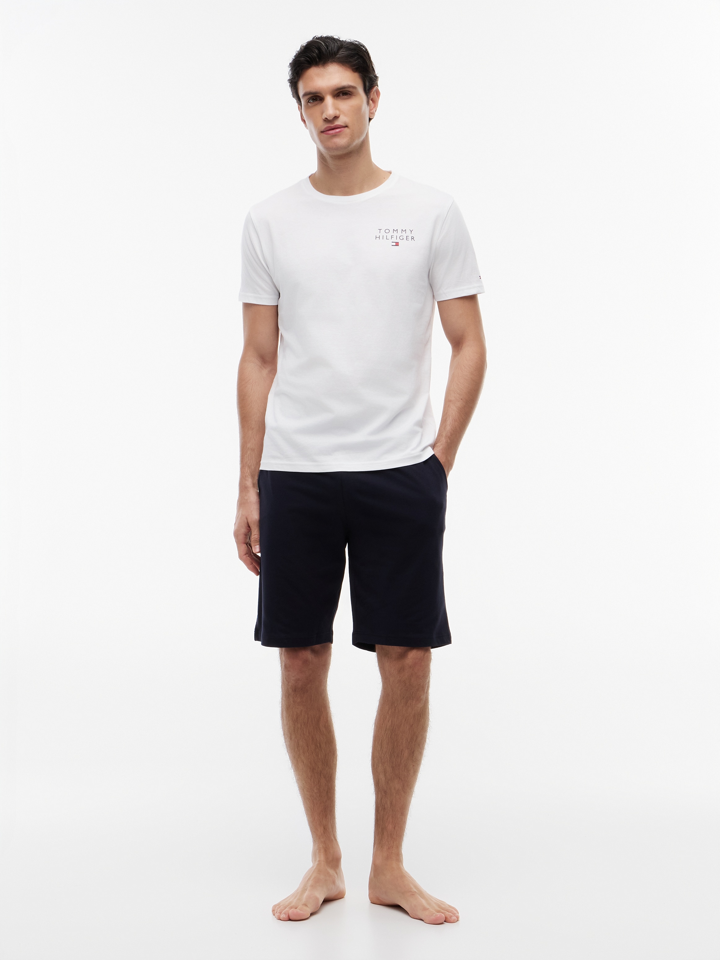 Tommy Hilfiger Underwear Short de nuit »JERSEY SHORT«  avec logo Tommy Hilfiger sur la ceinture