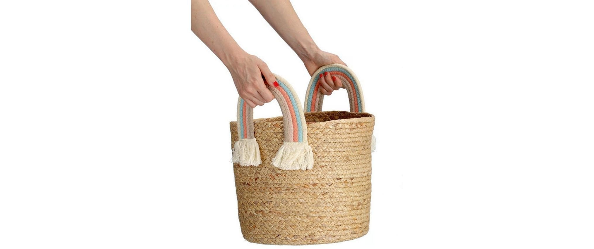 Zeller Present Aufbewahrungskorb »Rainbow Natur Seegras 30 x 30 cm«