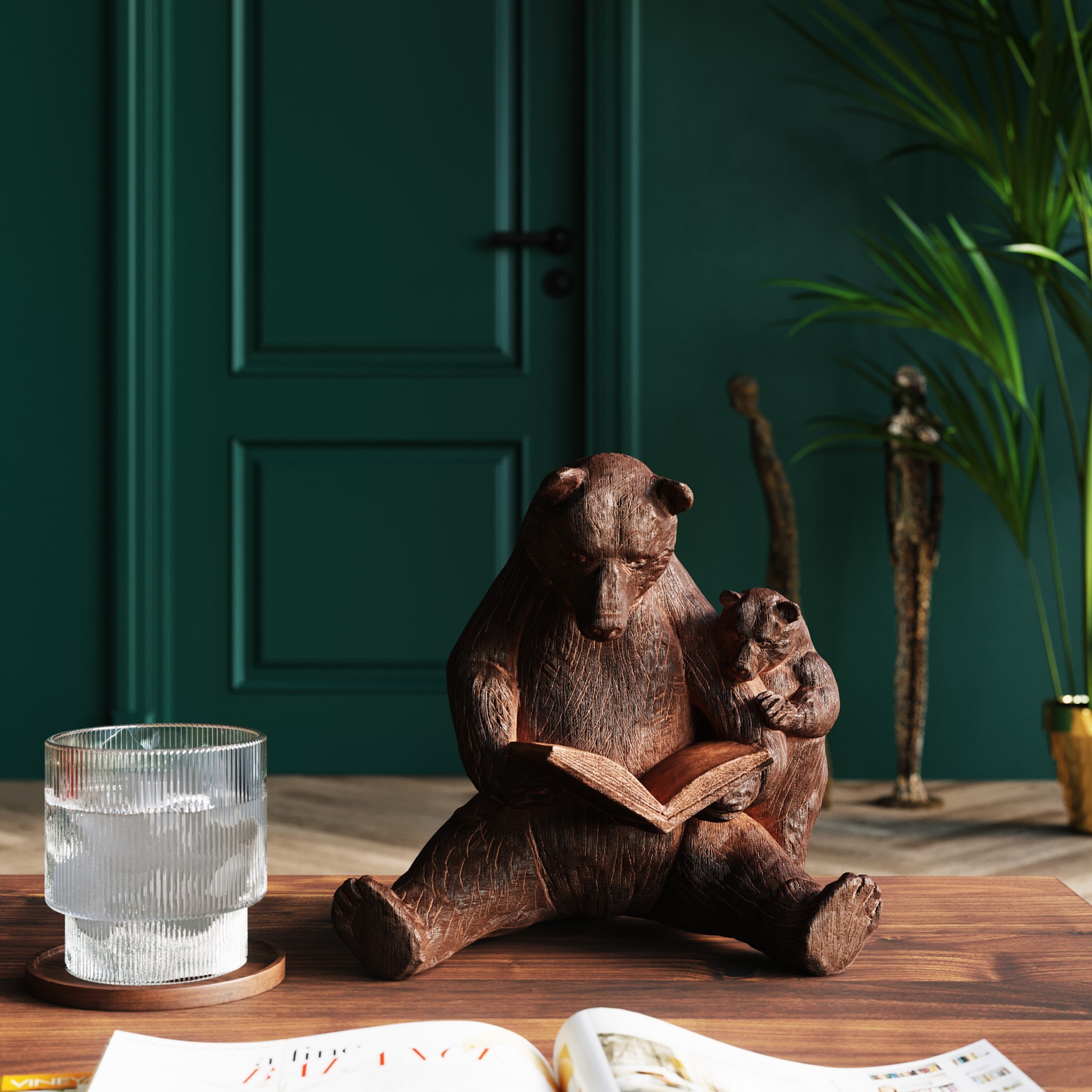 Kare Design Figurine de décoration »Deko Figur Reading Bears«