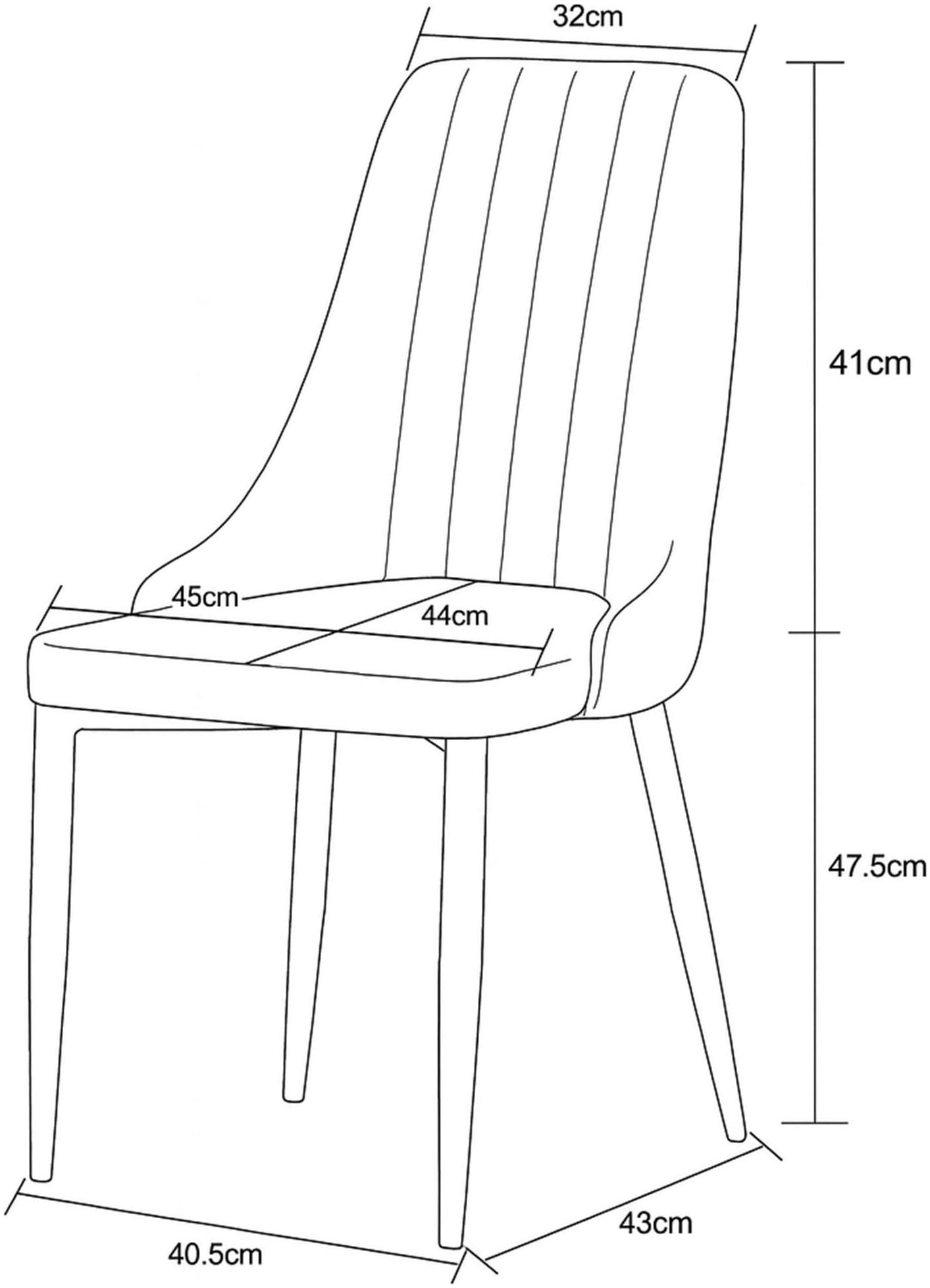 Home affaire Chaise de salle à manger »GARNBY, 2er Set, mit Metallgestell in matt schwarz« (Set) 2 cuisin verschiedenen Farben, Belsatbarkeit pro Stuhl 120 kg, Velour Stoff