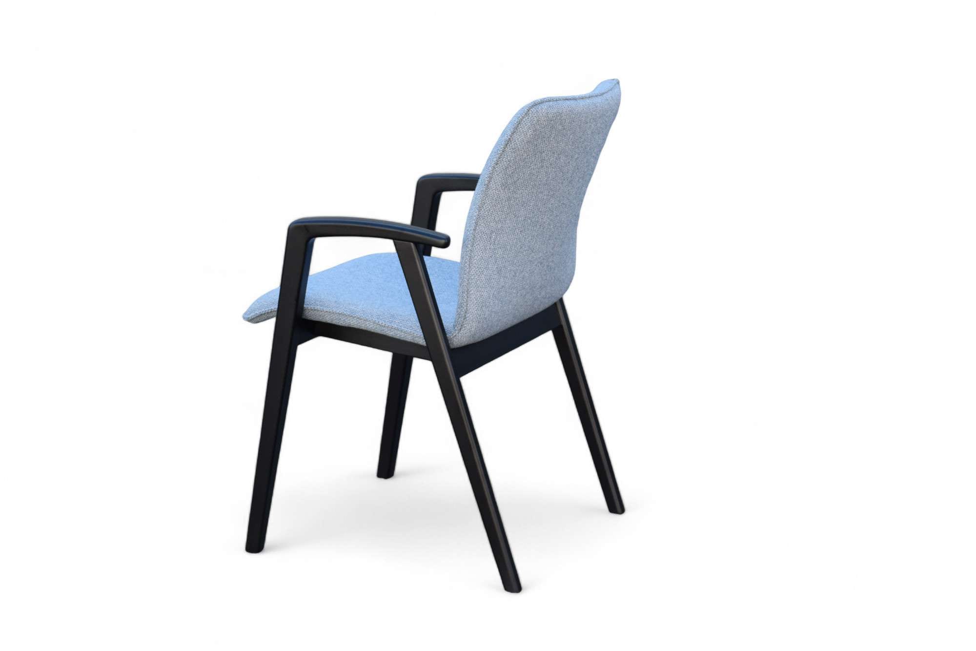 Home affaire Armlehnstuhl »Loreen Esszimmerstuhl, Polsterstuhl, Wohnstuhl, Essstuhl mit Armlehnen« (Set) 2 Stk.Massivholzgestell und Armlehnen, stilvoll, bequem, Designstuhl