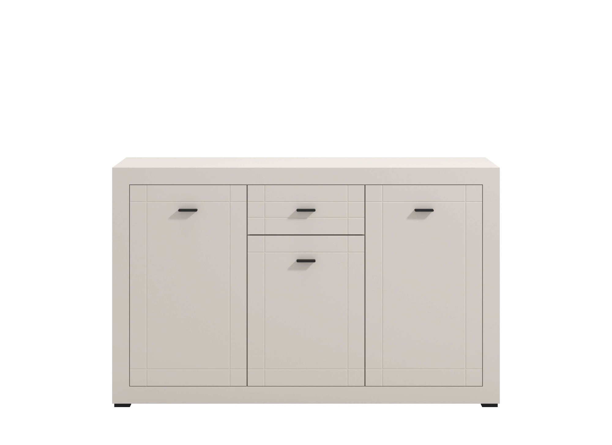 Home affaire Sideboard »Warwick Kombikommode, Schrank, Schubladenkommode« Modernes Sideboard: Kaschmir, 3 Türen & 1 Schublade, Heissfolienprägung