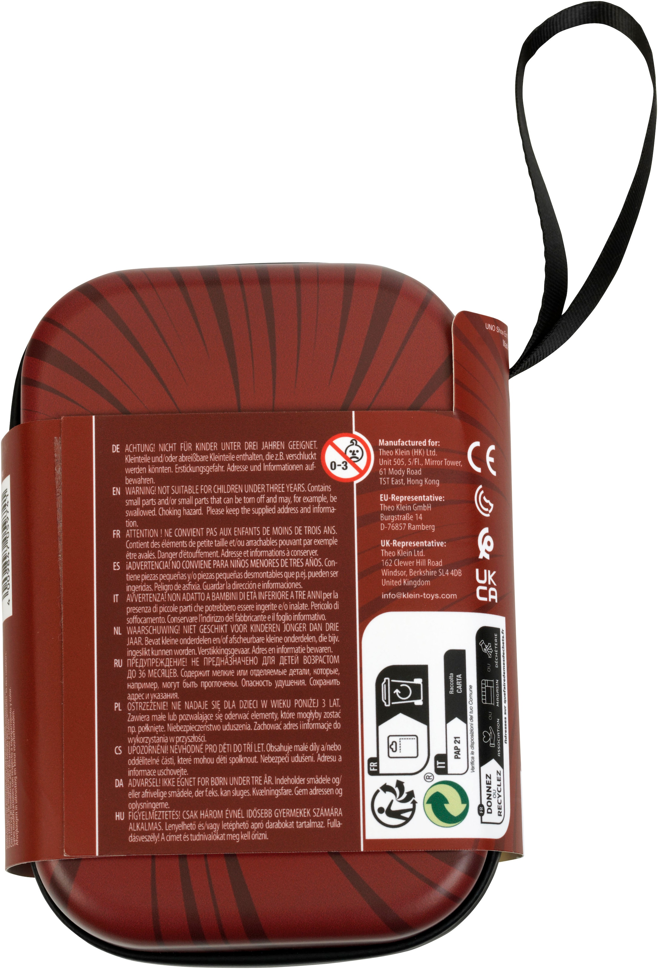 Klein Sac de transport »UNO Show 'em No Mercy - Tragetasche« Aufbewahrungstasche für Spielkarten und Anleitung