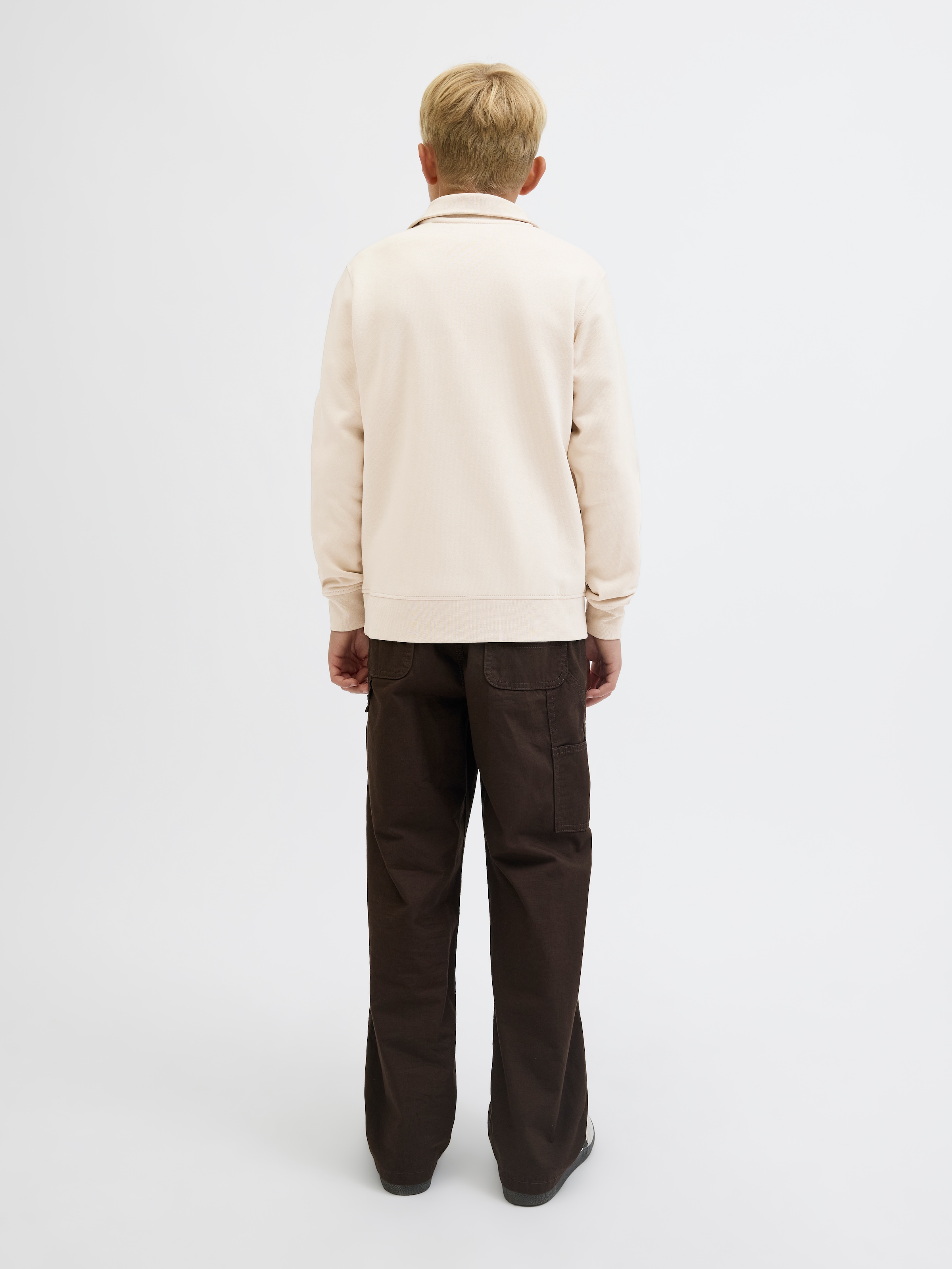 Jack & Jones Junior Sweatshirt »JJESOHO SWEAT QUARTER ZIP HN NOOS JNR«
