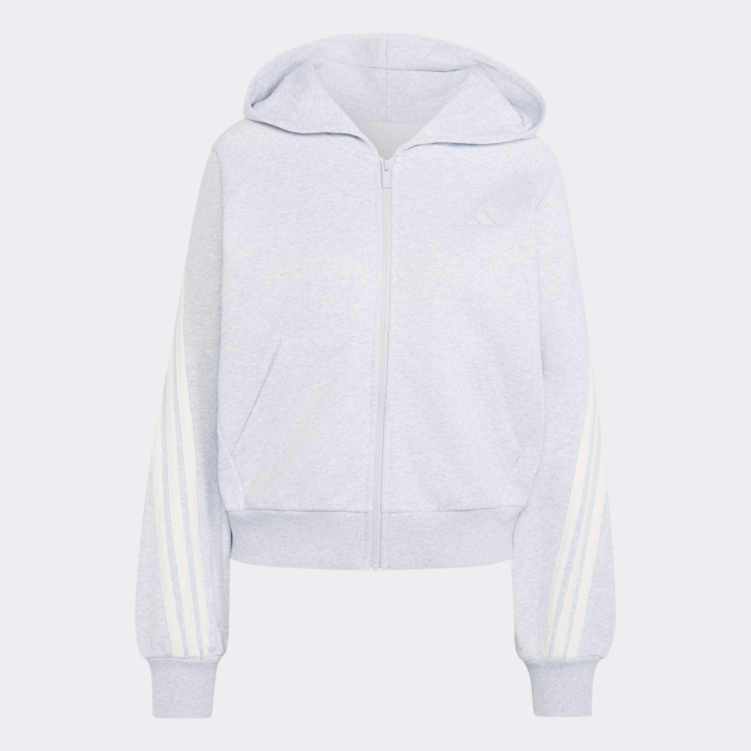 adidas Sportswear Kapuzensweatshirt »ADIDAS KIT 3-STREIFEN MIT DURCHGEHENDEM REISSVERSCHLUSS«, für Erwachsene, mit Kapuze, in normaler Länge
