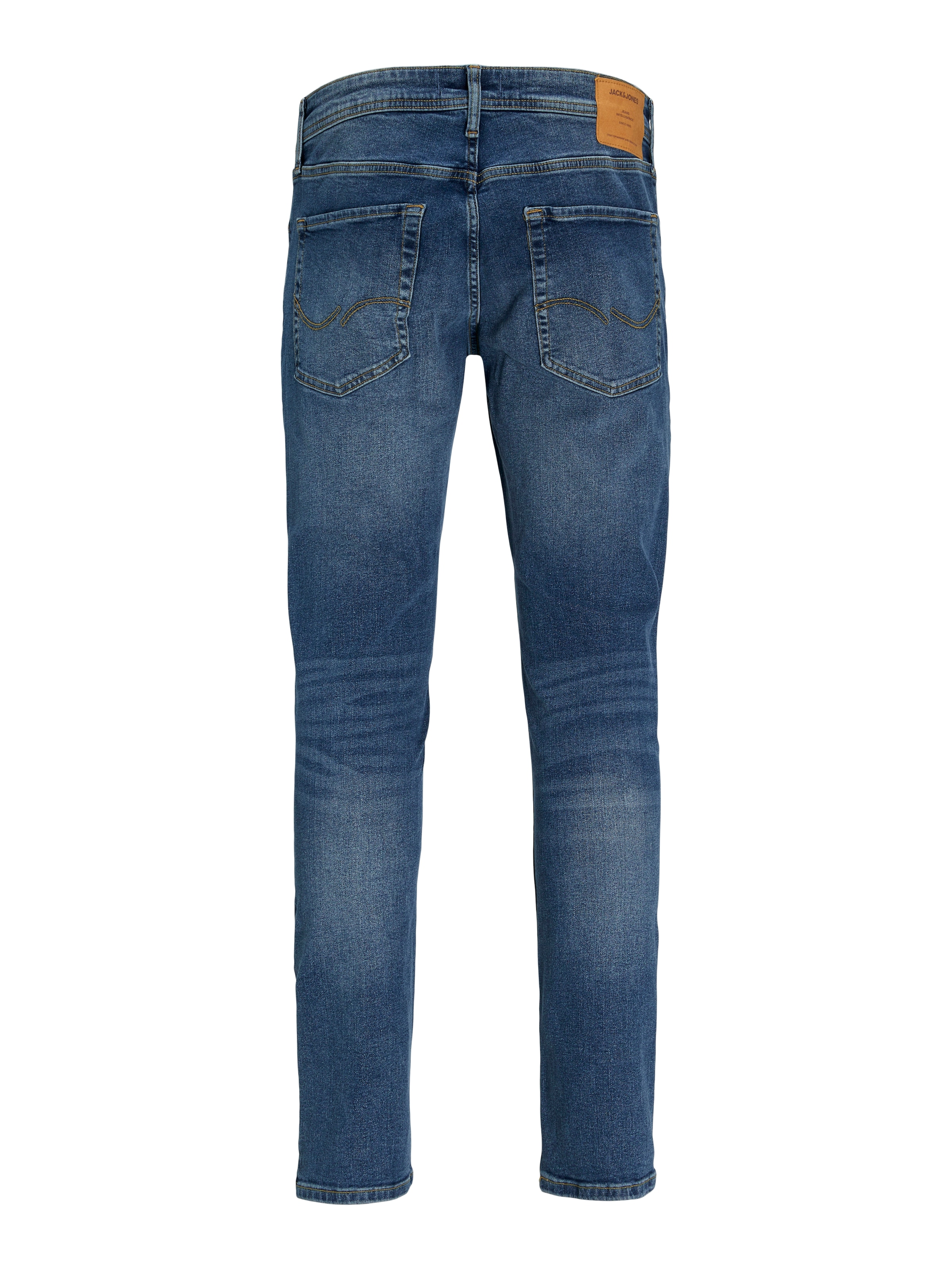 Jack & Jones Slim-fit-Jeans »JJIGLENN Jeans mit schmaler Beinform und Stretch für Komfort«, Denim/Jeans, modisch, slim fit, Baumwollmischung
