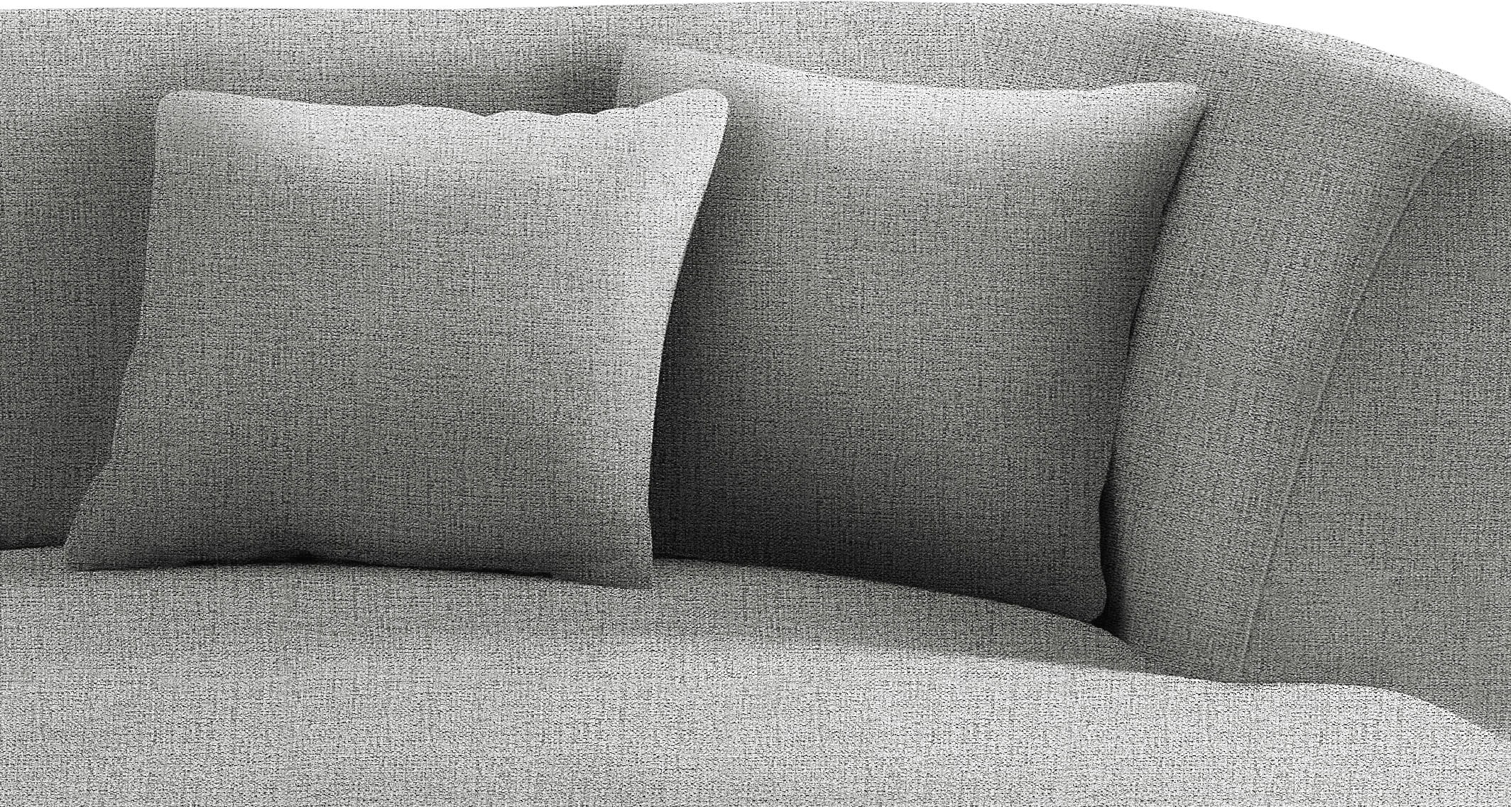 INOSIGN Ecksofa »Colori Polstermöbel mit zeitlos eleganter Rückenführung. L-Form« Holzfussfarbe wählbar, inkl. 4x Zierkissen