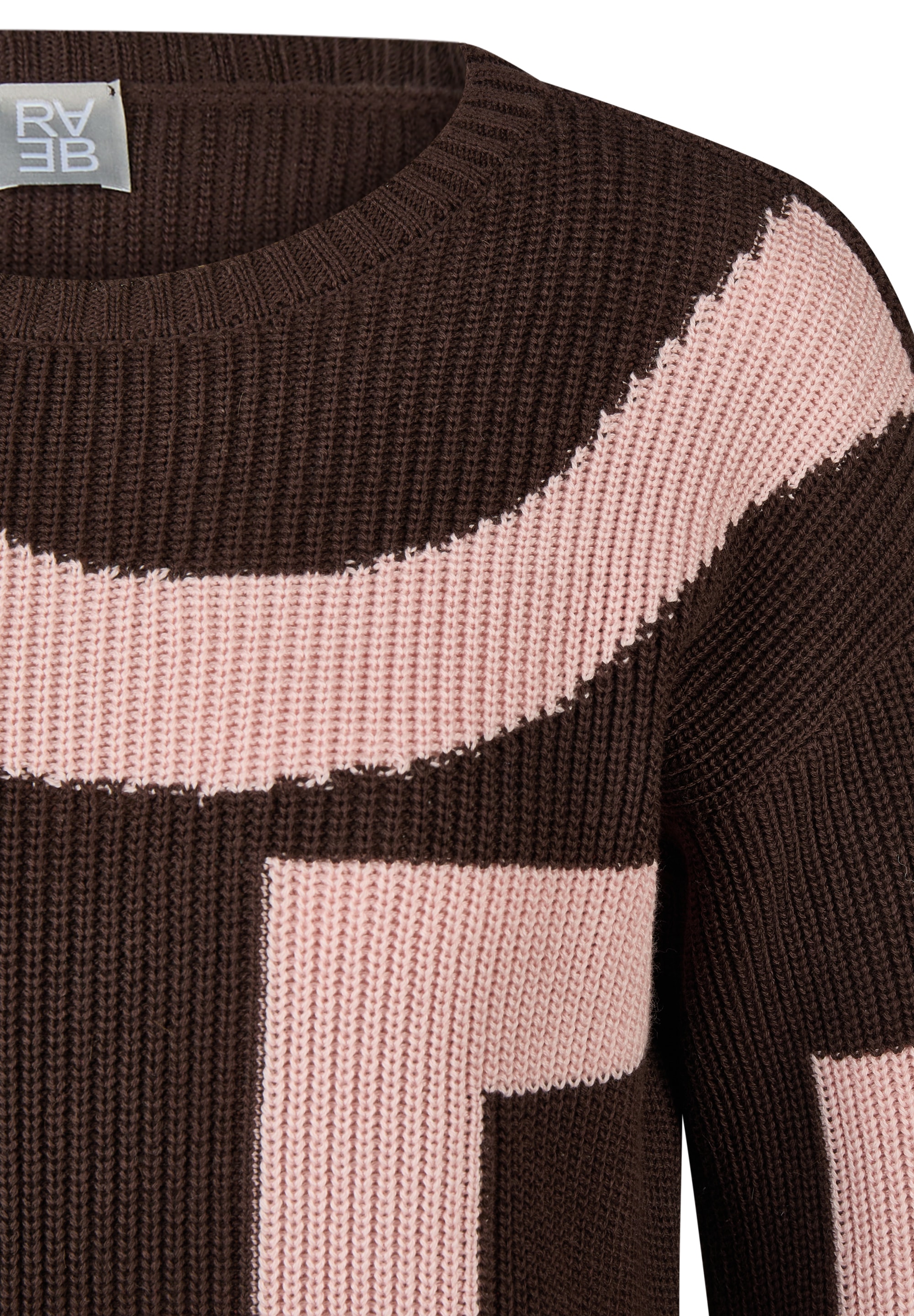 Rabe Pull en tricot mit grafischem Muster
