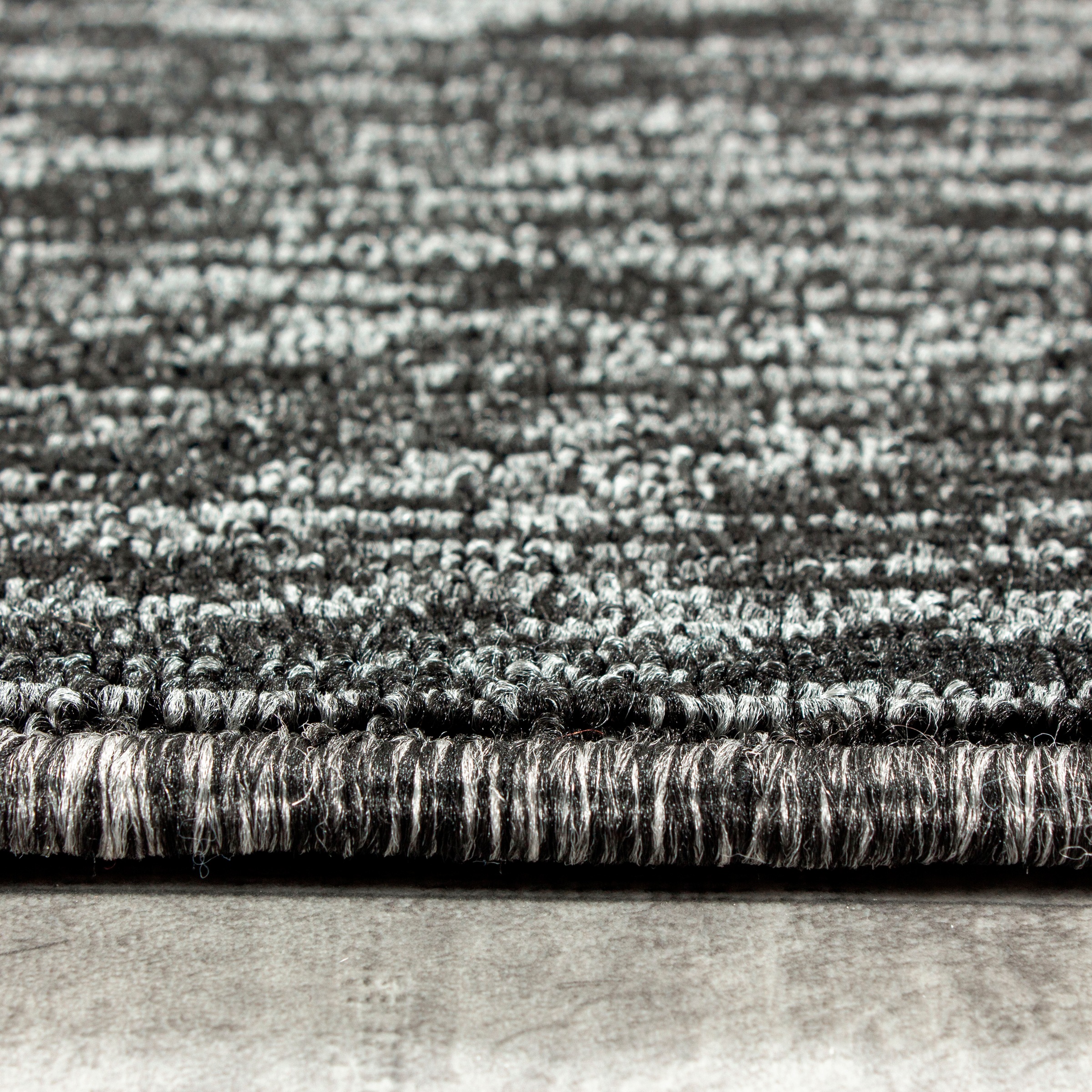 Ayyildiz Teppiche Tapis »Nizza 1800 Kurzflorteppich« Rond 6 mm Höhe entretien facile, velours ras légèrement chiné, bordé tout autour, salon