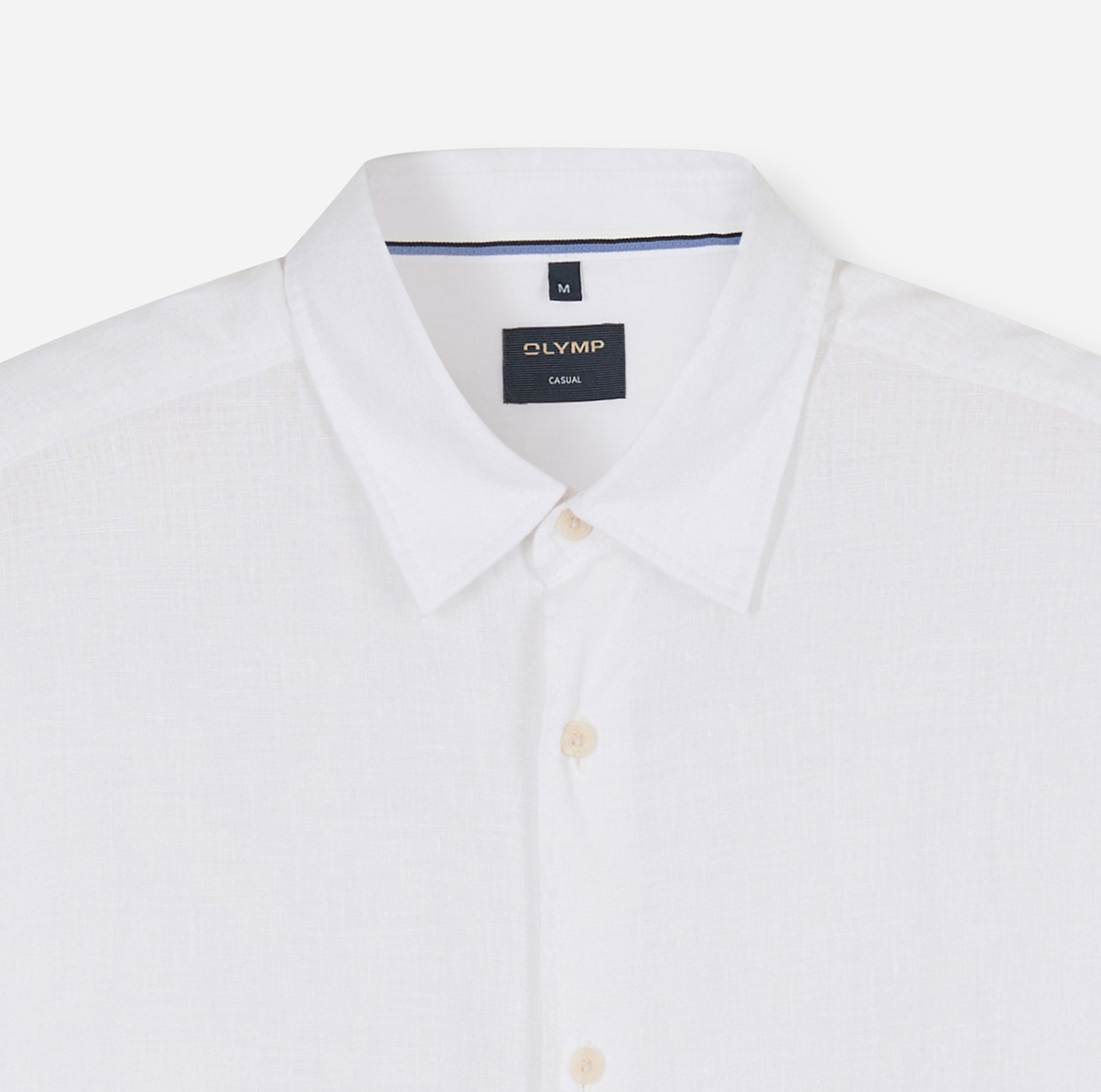 OLYMP Chemise en lin Kentkragen, casual