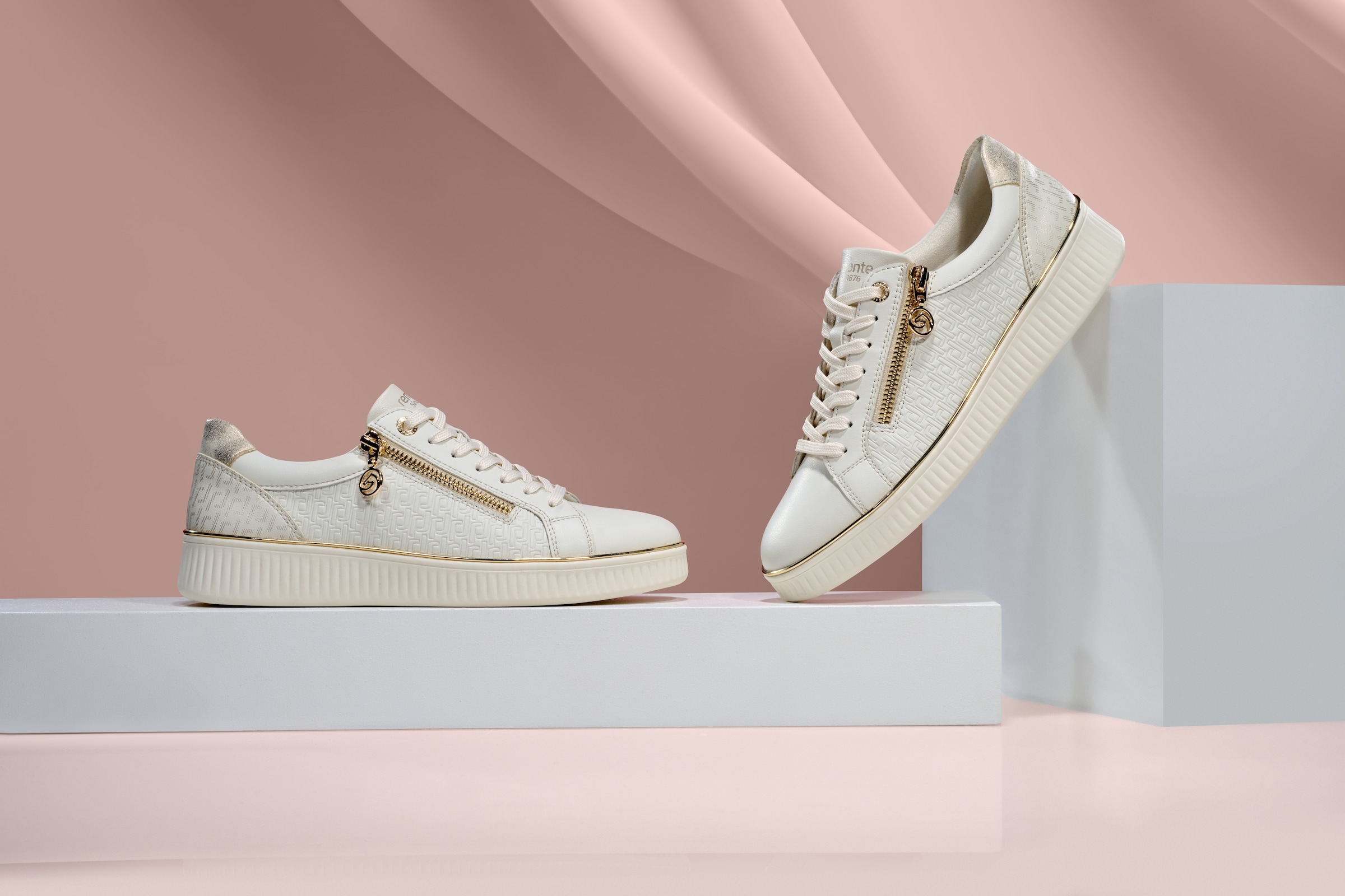 Remonte Baskets à plateforme  , Freizeitschuh, Halbschuh, Schnürerschuh, seitlicher Reissverschluss