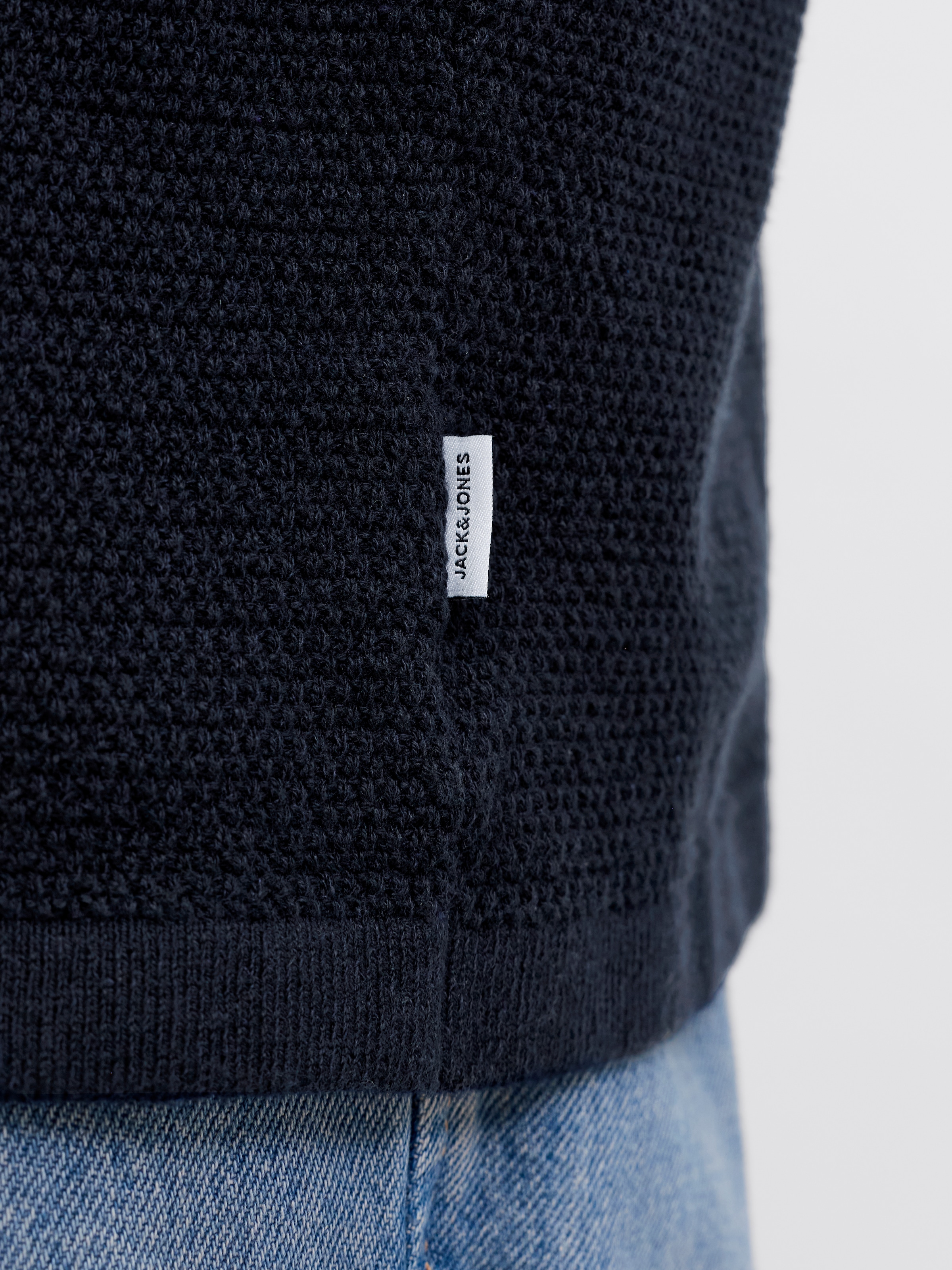 Jack & Jones PlusSize Pull à col polo »JJEGEORGE KNIT POLO SS SN PLS« avec col polo