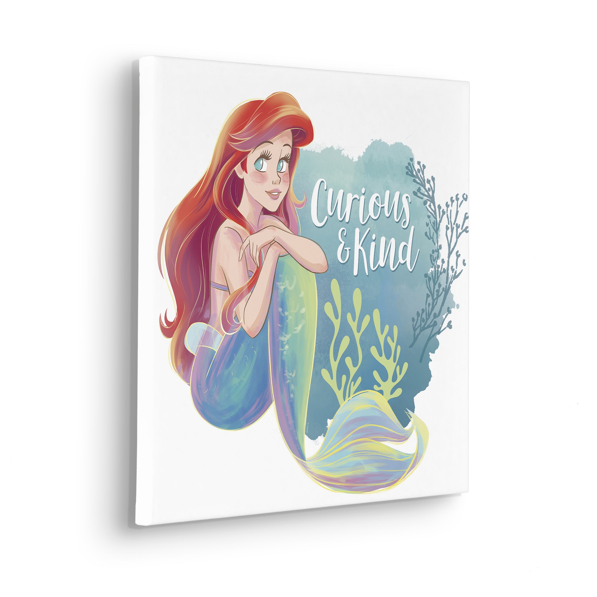 Komar Tableau sur toile »Disney Ariel Curious & Kind« 1 cuis tlg. 40 x 40 cm (Breite x Höhe) - Kinderzimmer, Dekoration