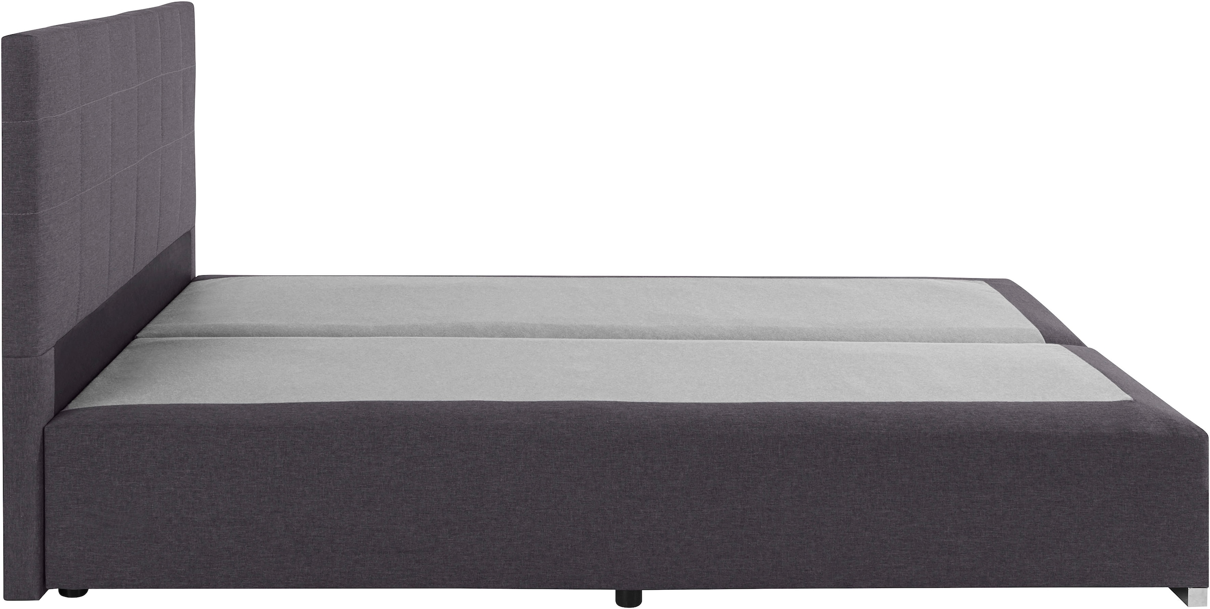 COTTA Lit boxspring »Simba erhältlich in verschiedenen Breiten, Farben und Härtegraden« dans le tissu de revêtement : carreaux