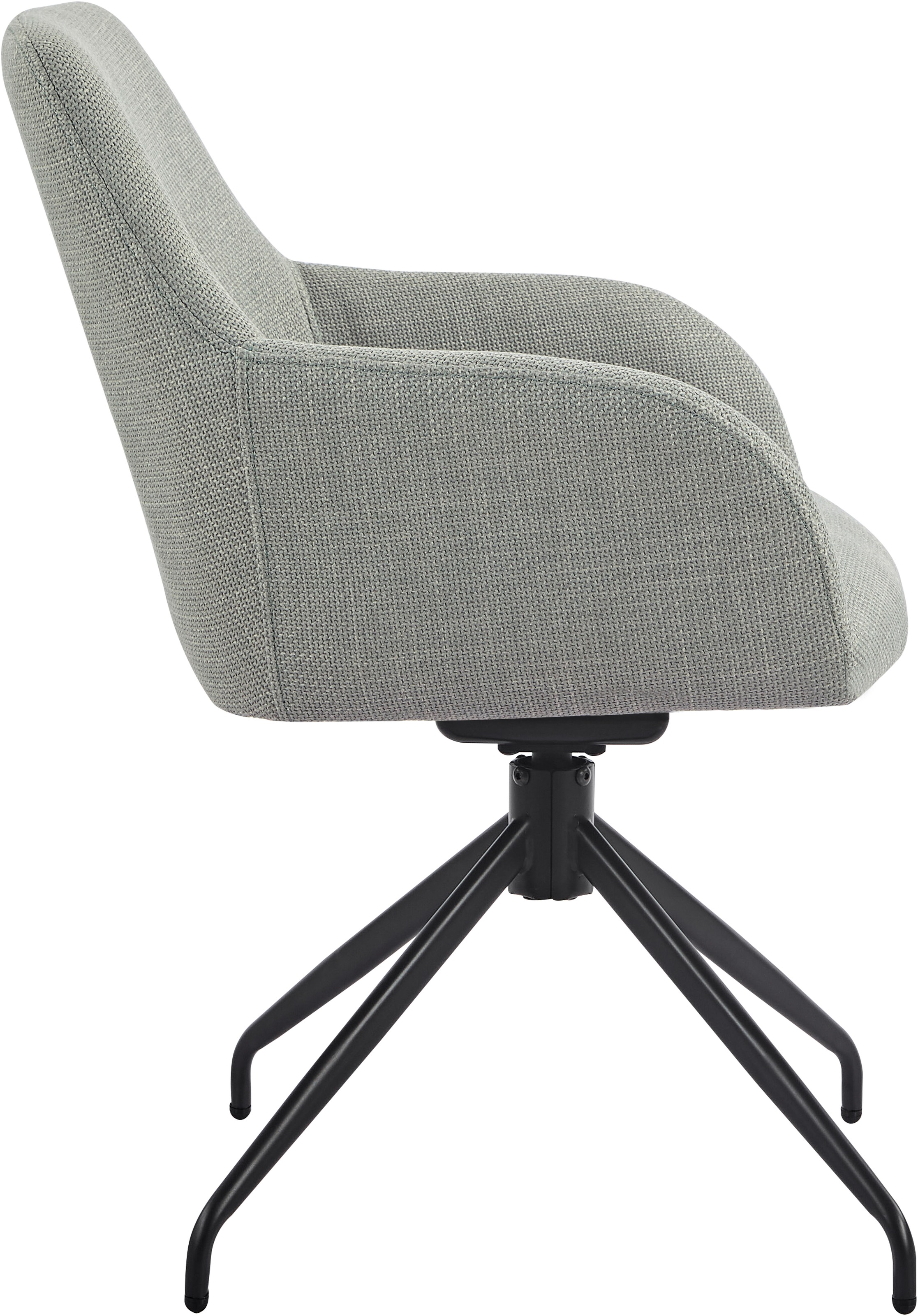 HELA Chaise avec accoudoirs »TRIEST« (Ensemble) 1 cuisfauteuil pivotant à 360°, cadre plié, fonction relax, accoudoirs