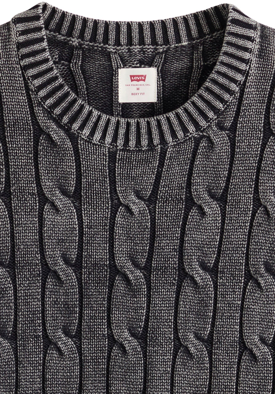 Levi's® Pull en tricot »CARMEL CABLE CREW« mit Strickmuster