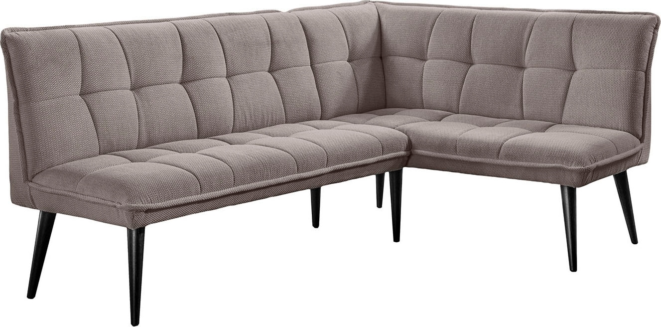exxpo - sofa fashion Banc d'angle »Mocca Essbank, Sitzbank« grand confort d'assise, confortable et élégant, finitions de haute qualité