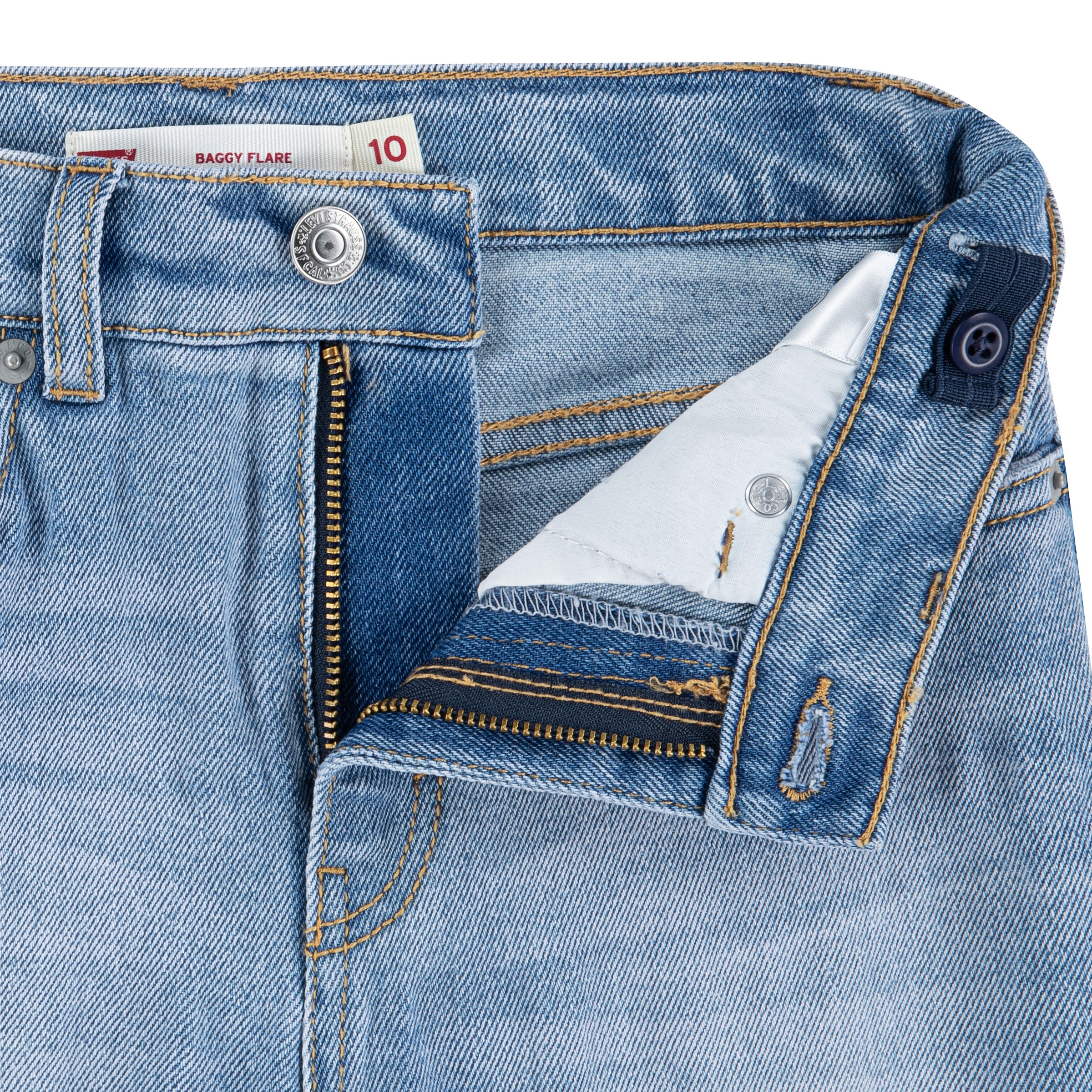 Levi's® Kids Bootcut-Jeans »LVG BAGGY FLARE« Flared, Destroyed-Effekte for Girls