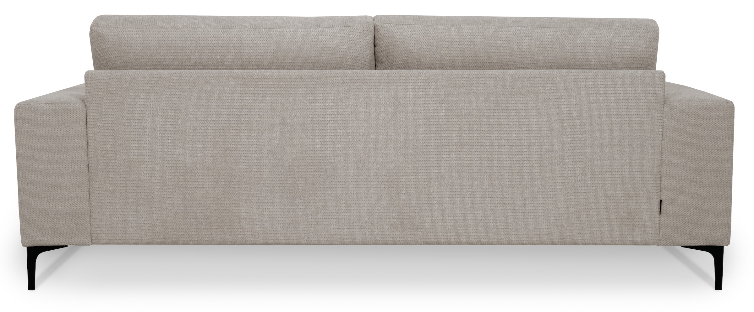 GOODproduct 3-places »Xander« Breite 224 cm, Soft-Touch Chenille, schwarze Metallfüsse