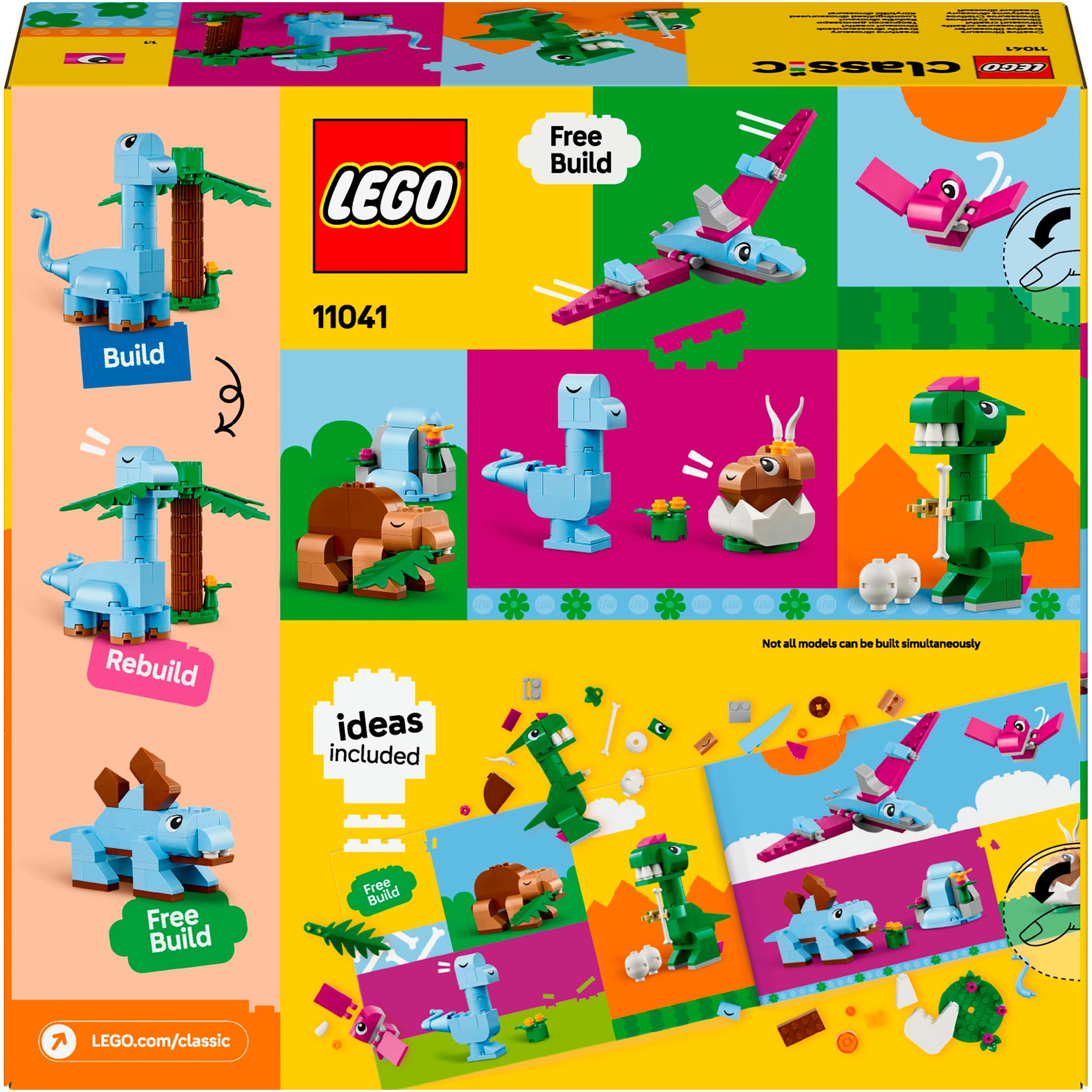 LEGO® Konstruktionsspielsteine »Kreative Dinosaurier (11041), LEGO Classic« Made in Europe