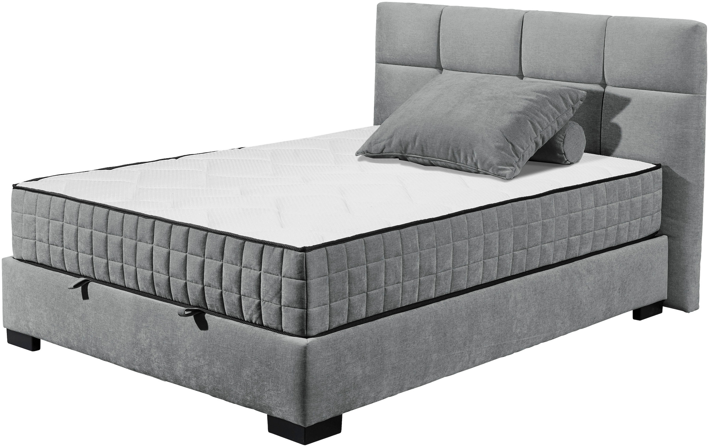ED EXCITING DESIGN Lit de boxe »Nagol« avec coffre de lit, avec matelas réversible, disponible en différentes largeurs